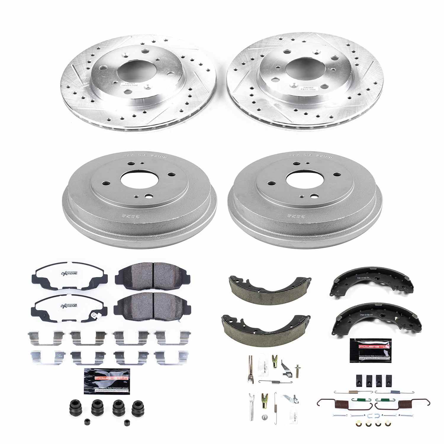 Power Stop 98-02 Honda Accord Front & Rear Z26 Street Warrior Brake Kit