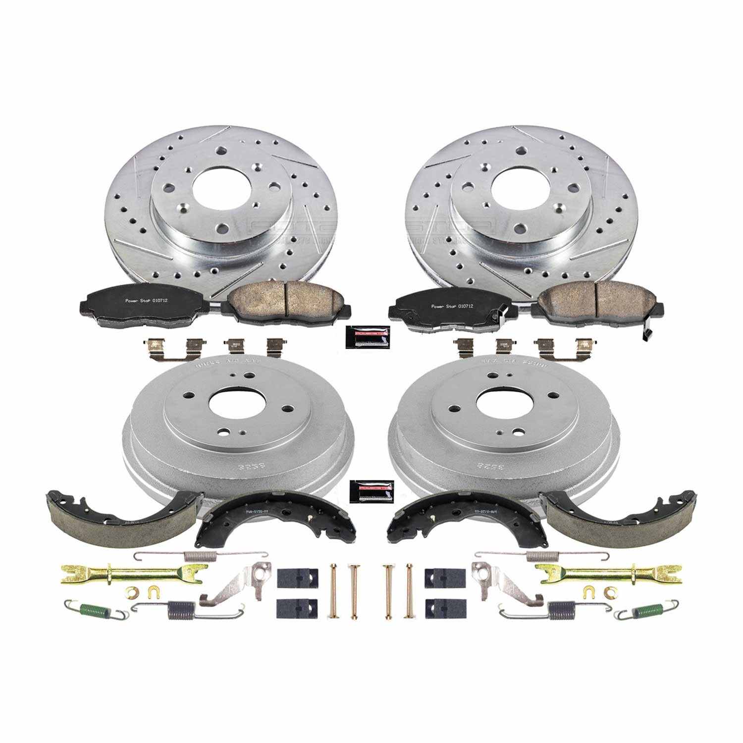 Power Stop 98-02 Honda Accord Front & Rear Z23 Evolution Sport Brake Kit