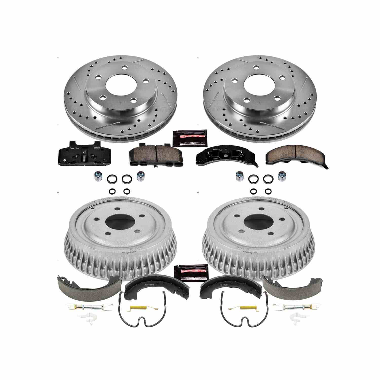 Power Stop 93-96 Buick Century Front & Rear Z23 Evolution Sport Brake Kit