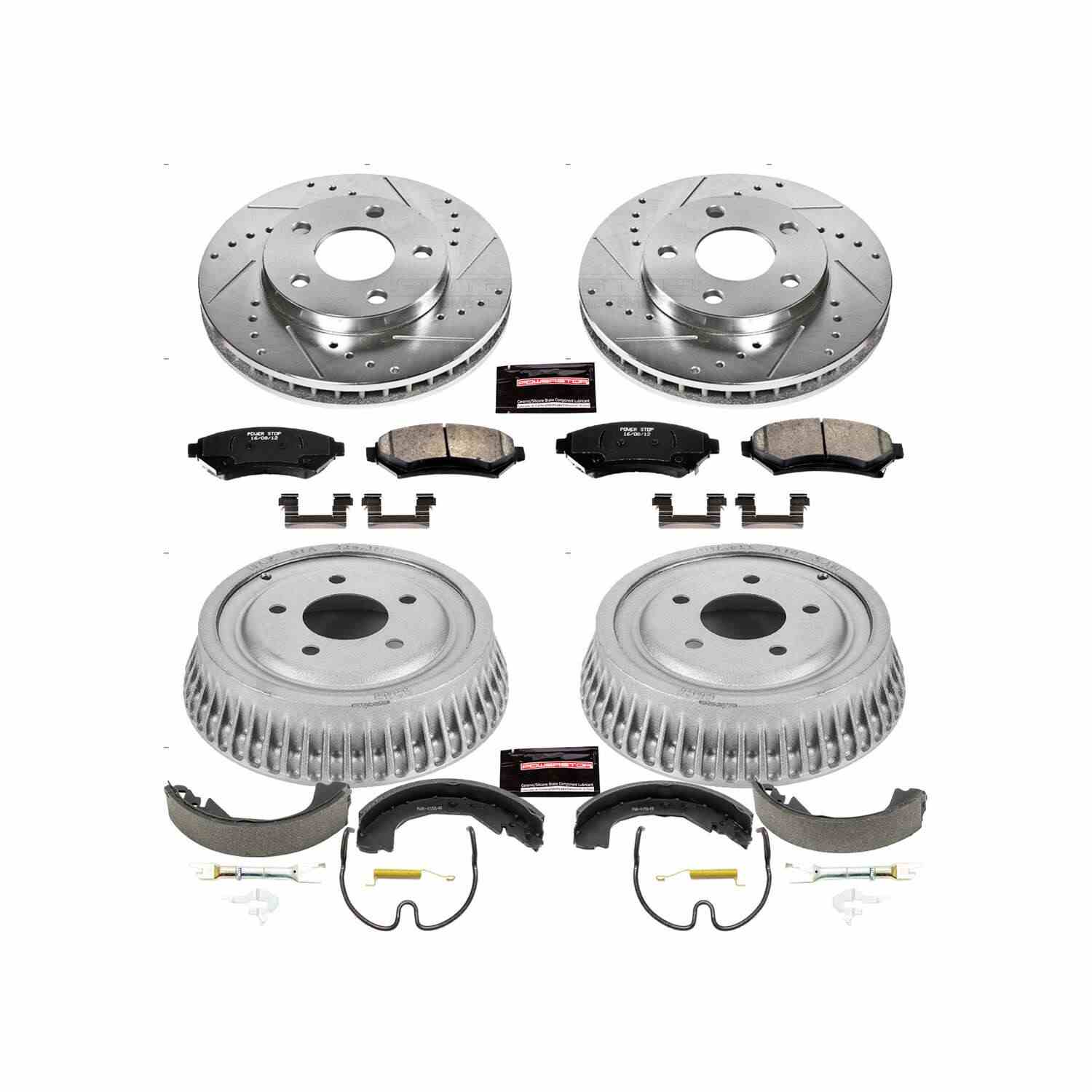 Power Stop 97-01 Buick Century Front & Rear Z23 Evolution Sport Brake Kit