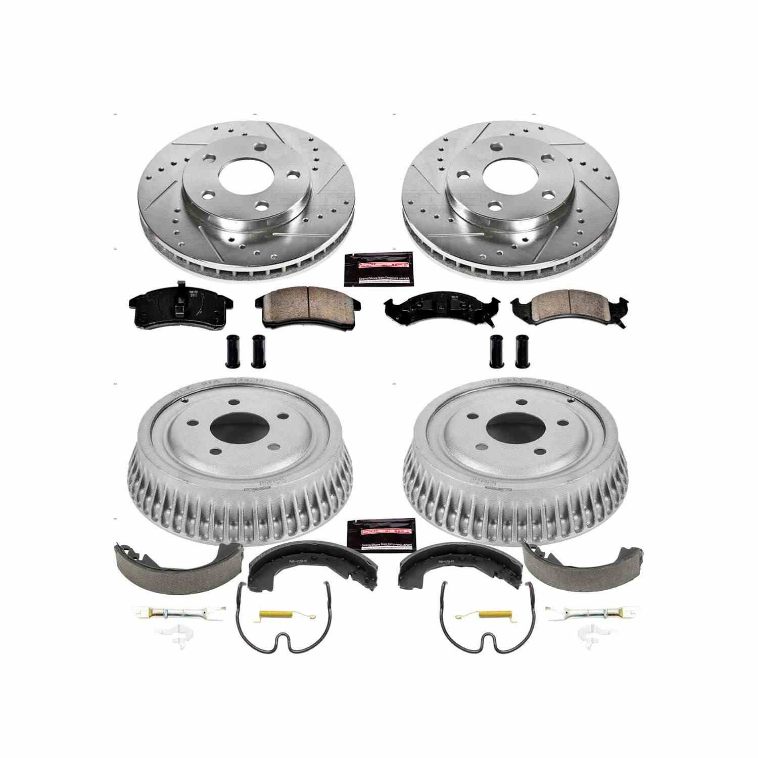 Power Stop 92-93 Buick LeSabre Front & Rear Z23 Evolution Sport Brake Kit