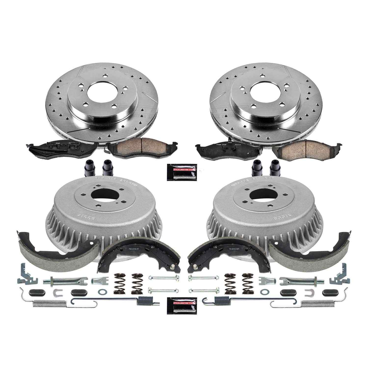 Power Stop 93-02 Mercury Villager Front & Rear Z23 Evolution Sport Brake Kit