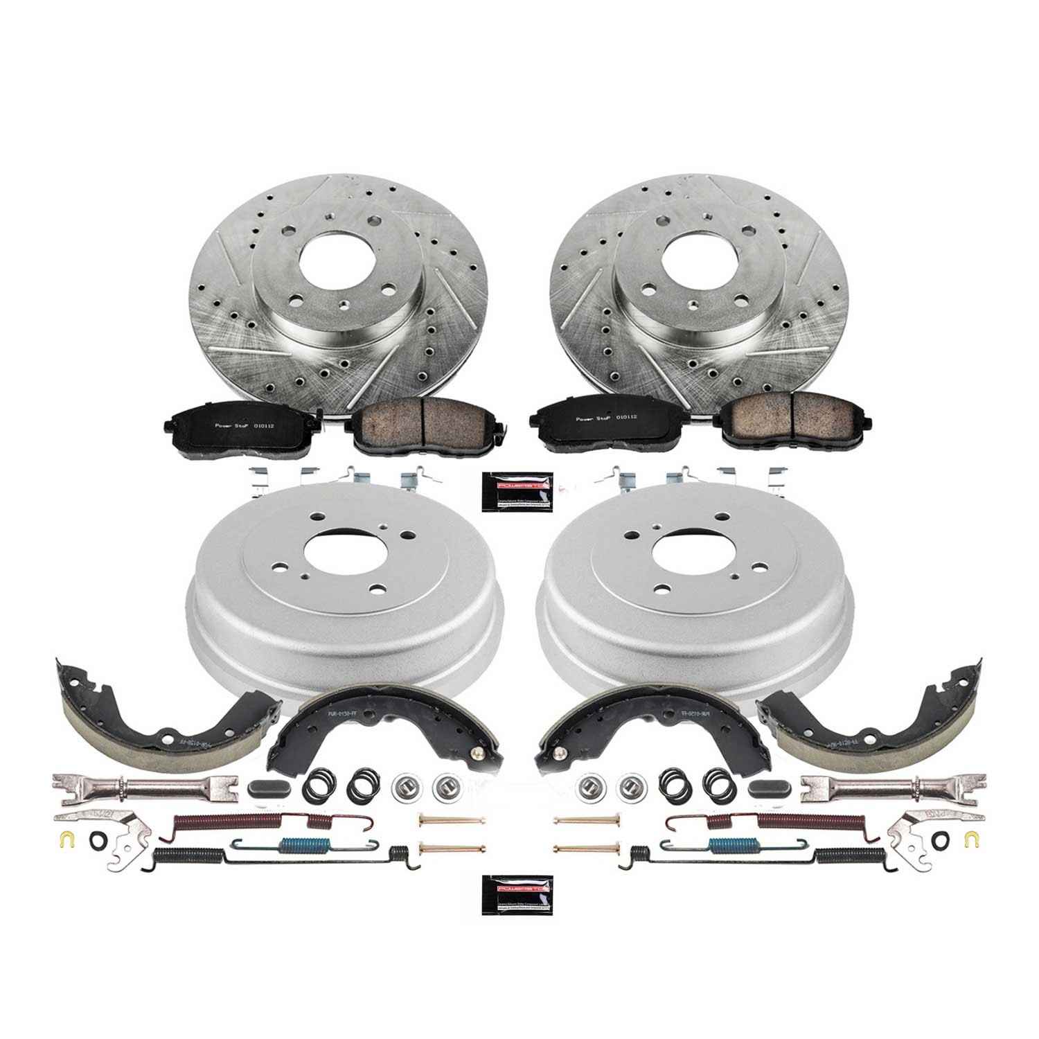 Power Stop 93-99 Nissan Altima Front & Rear Z23 Evolution Sport Brake Kit