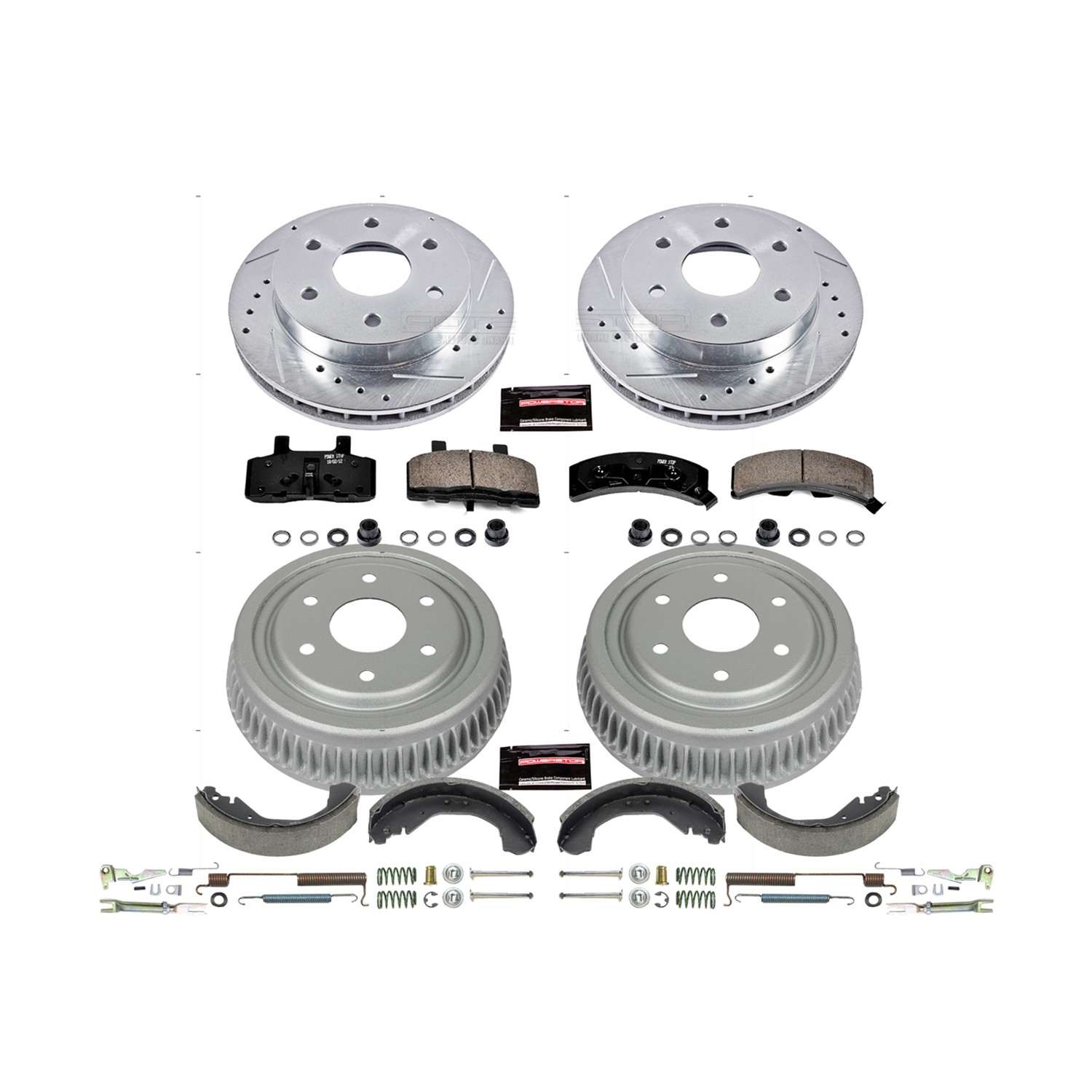 Power Stop 88-91 Chevrolet K1500 Front & Rear Z23 Evolution Sport Brake Kit