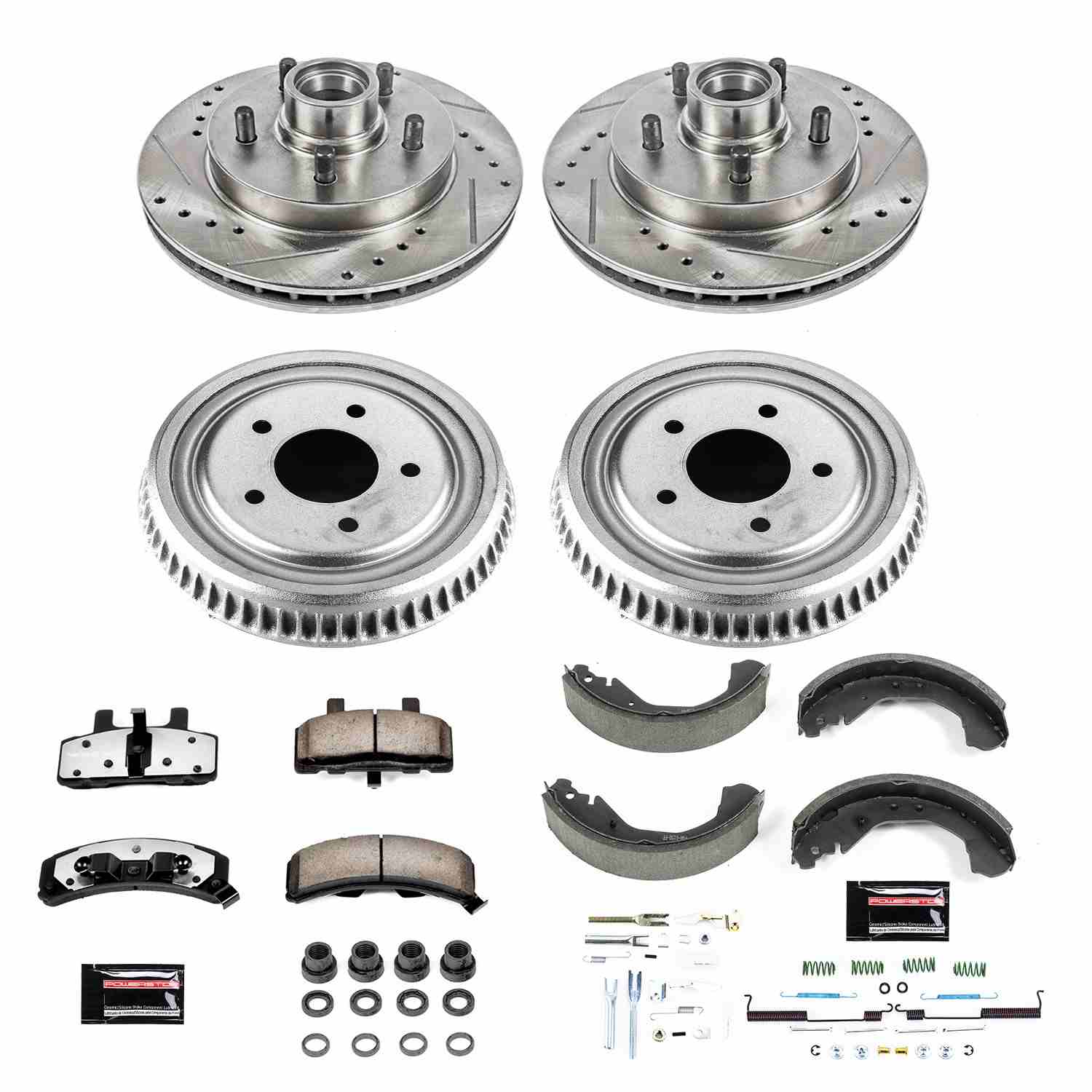 Power Stop 95-00 Chevrolet Tahoe Front & Rear Z36 Truck & Tow Brake Kit