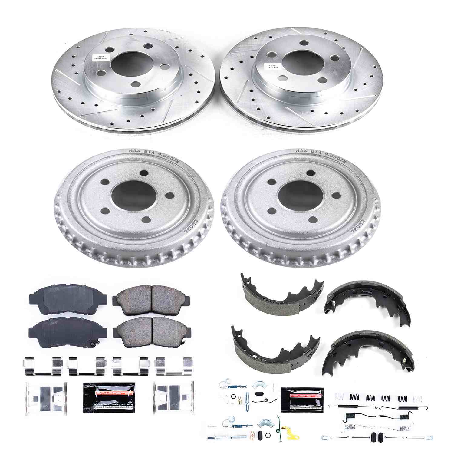 Power Stop 98-02 Ford Ranger Front & Rear Z23 Evolution Sport Brake Kit