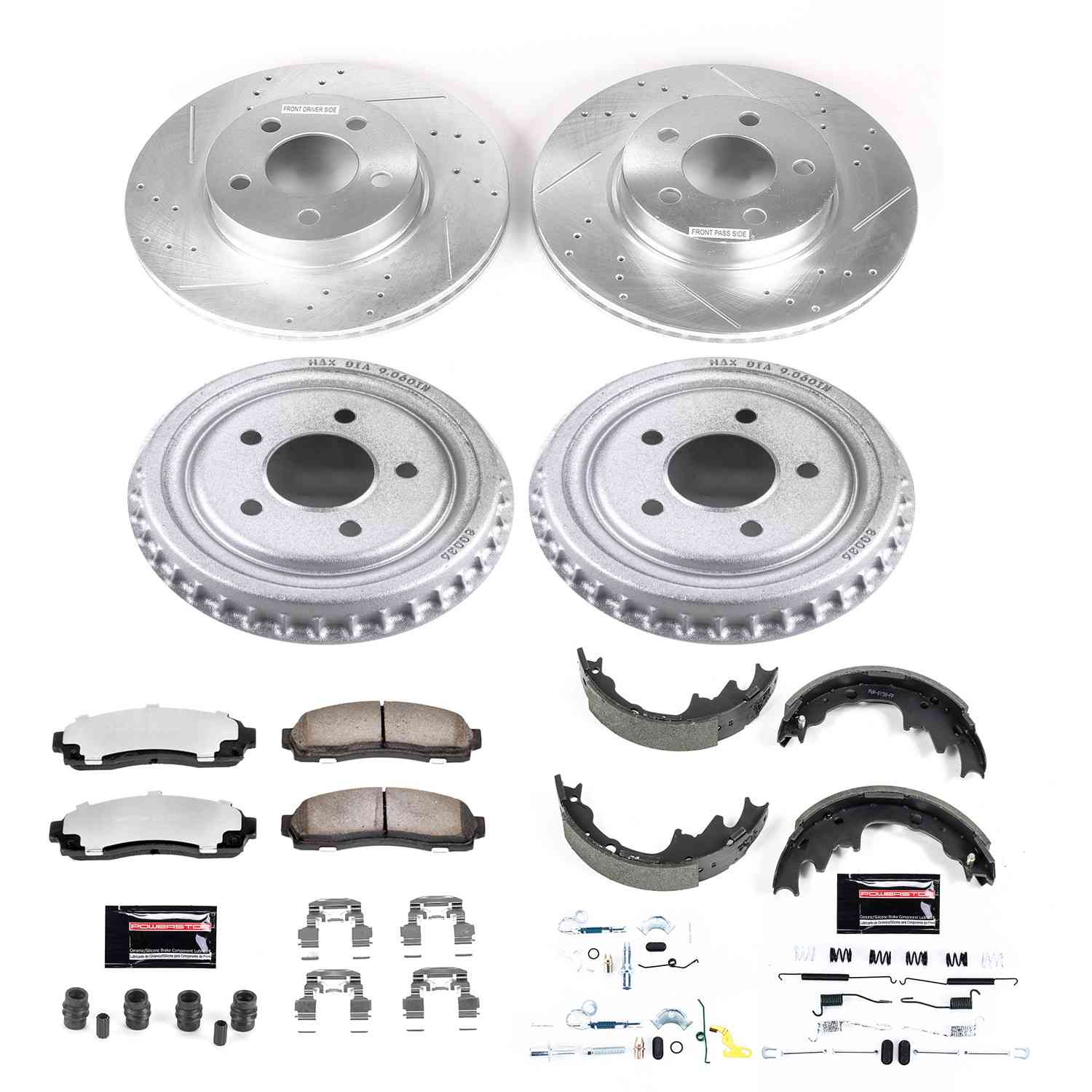 Power Stop 03-09 Ford Ranger Front & Rear Z36 Truck & Tow Brake Kit