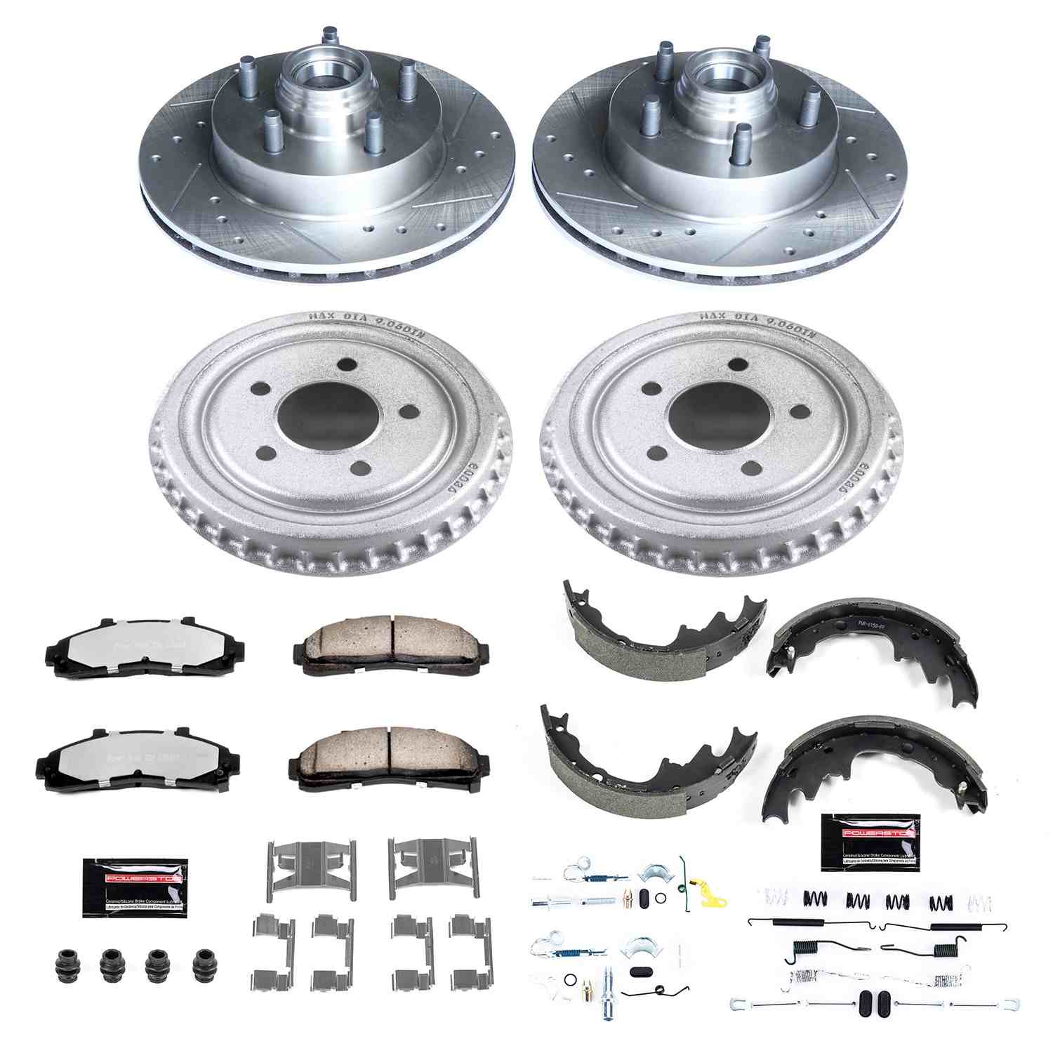 Power Stop 98-02 Ford Ranger Front & Rear Z36 Truck & Tow Brake Kit