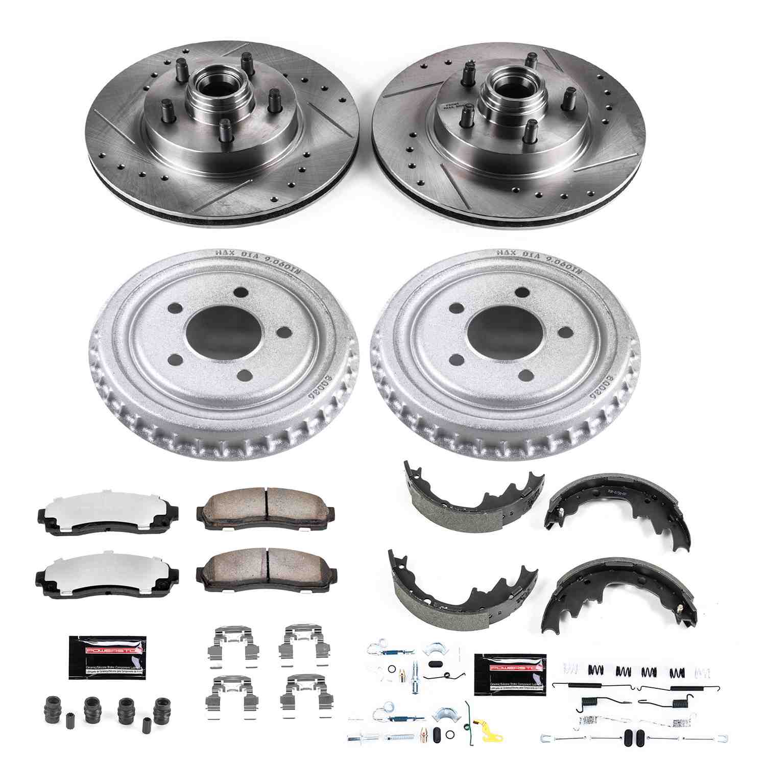 Power Stop 03-09 Ford Ranger Front & Rear Z36 Truck & Tow Brake Kit