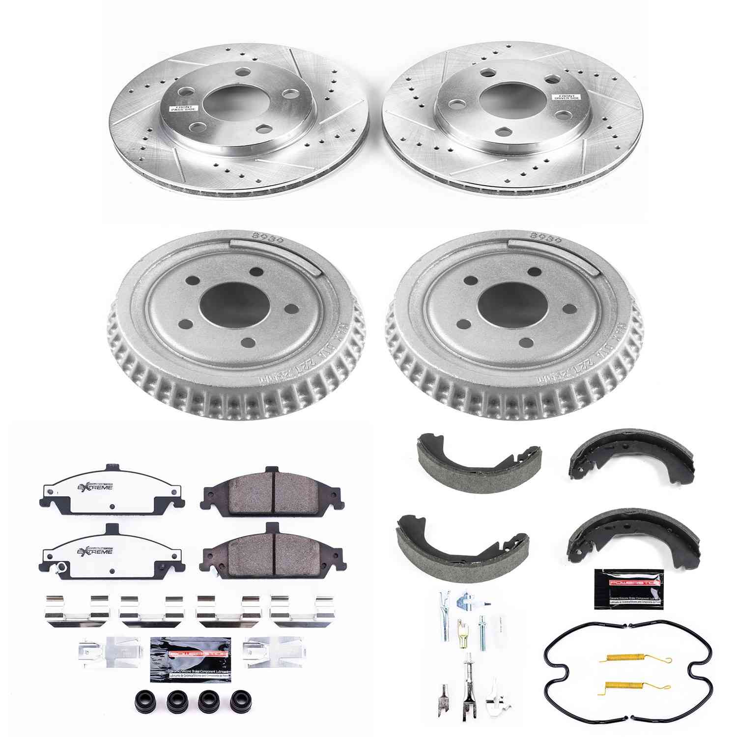 Power Stop 04-05 Chevrolet Classic Front & Rear Z26 Street Warrior Brake Kit