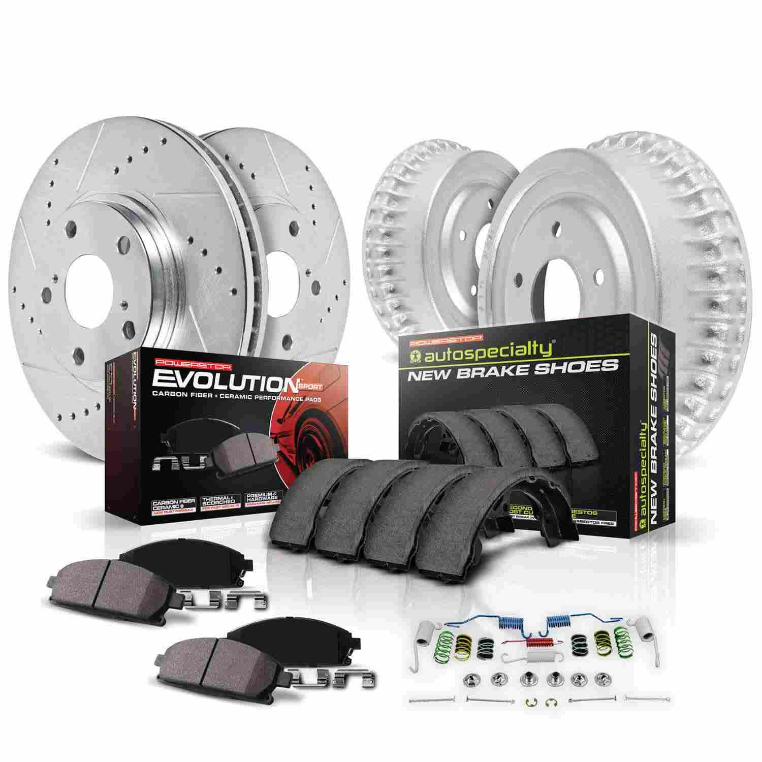 Power Stop 04-05 Chevrolet Classic Front & Rear Z23 Evolution Sport Brake Kit