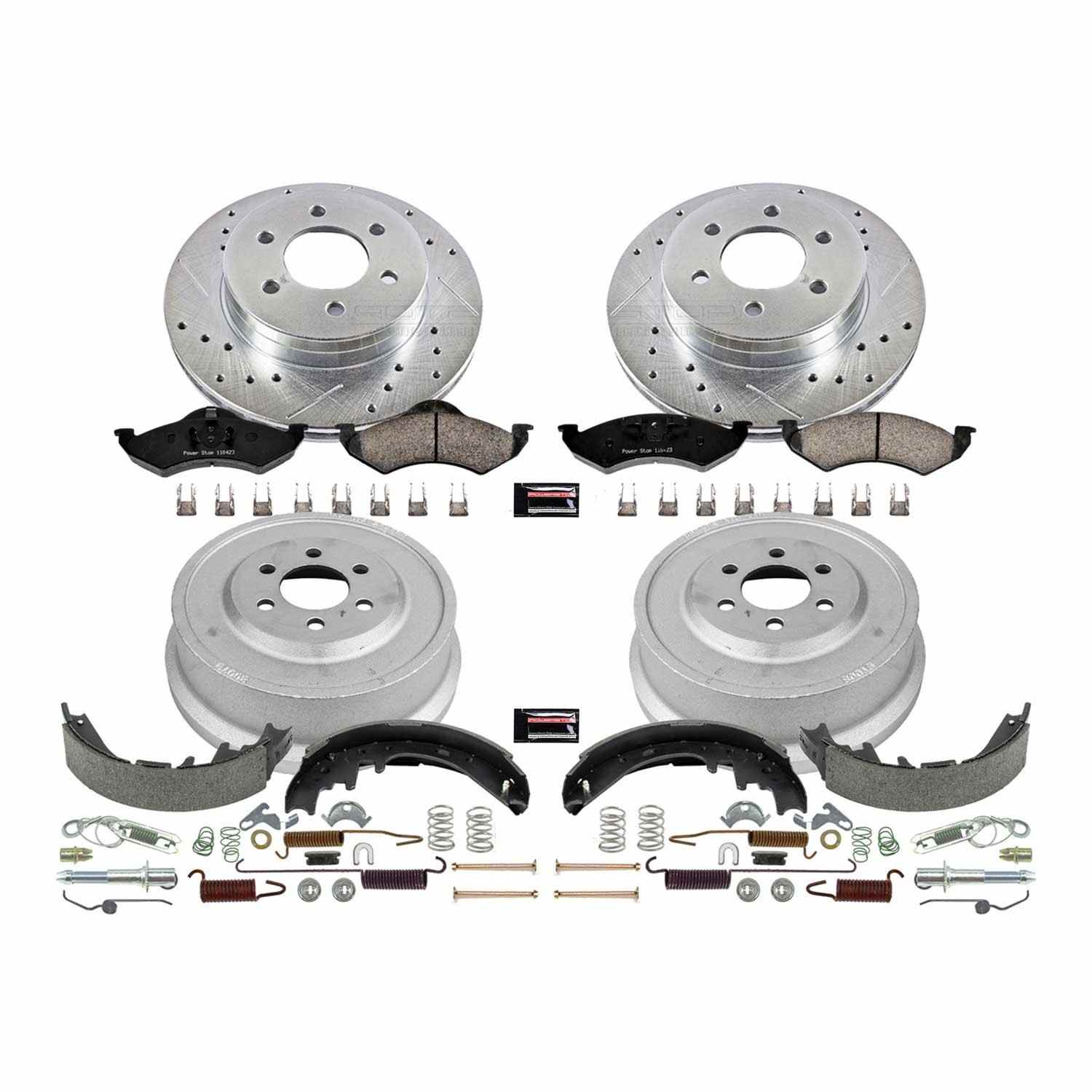 Power Stop 01-02 Dodge Durango Front & Rear Z23 Evolution Sport Brake Kit