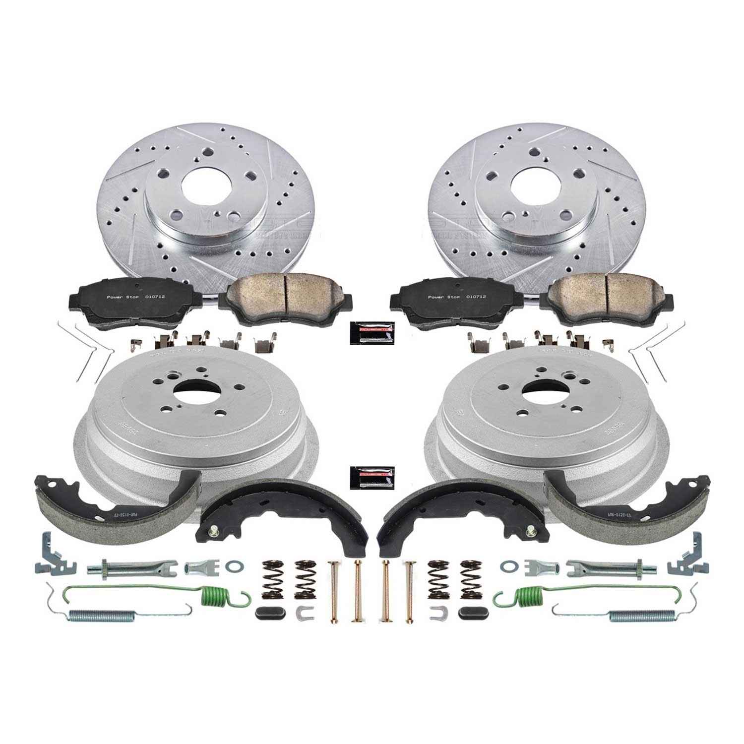 Power Stop 98-03 Toyota Sienna Front & Rear Z23 Evolution Sport Brake Kit