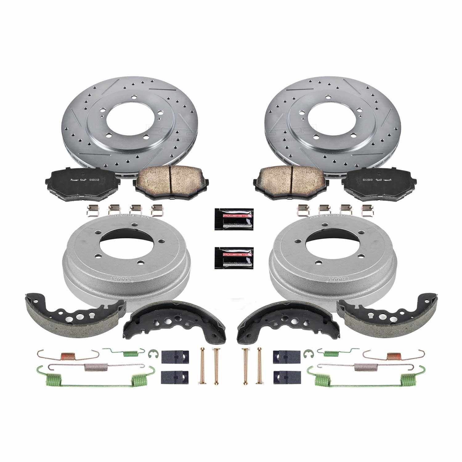 Power Stop 00-05 Suzuki Grand Vitara Front & Rear Z23 Evolution Sport Brake Kit