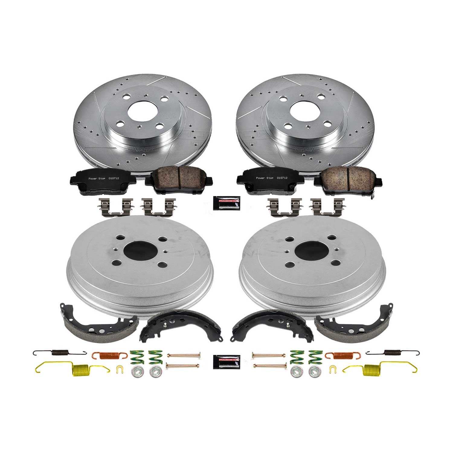 Power Stop 04-06 Scion xA Front & Rear Z23 Evolution Sport Brake Kit