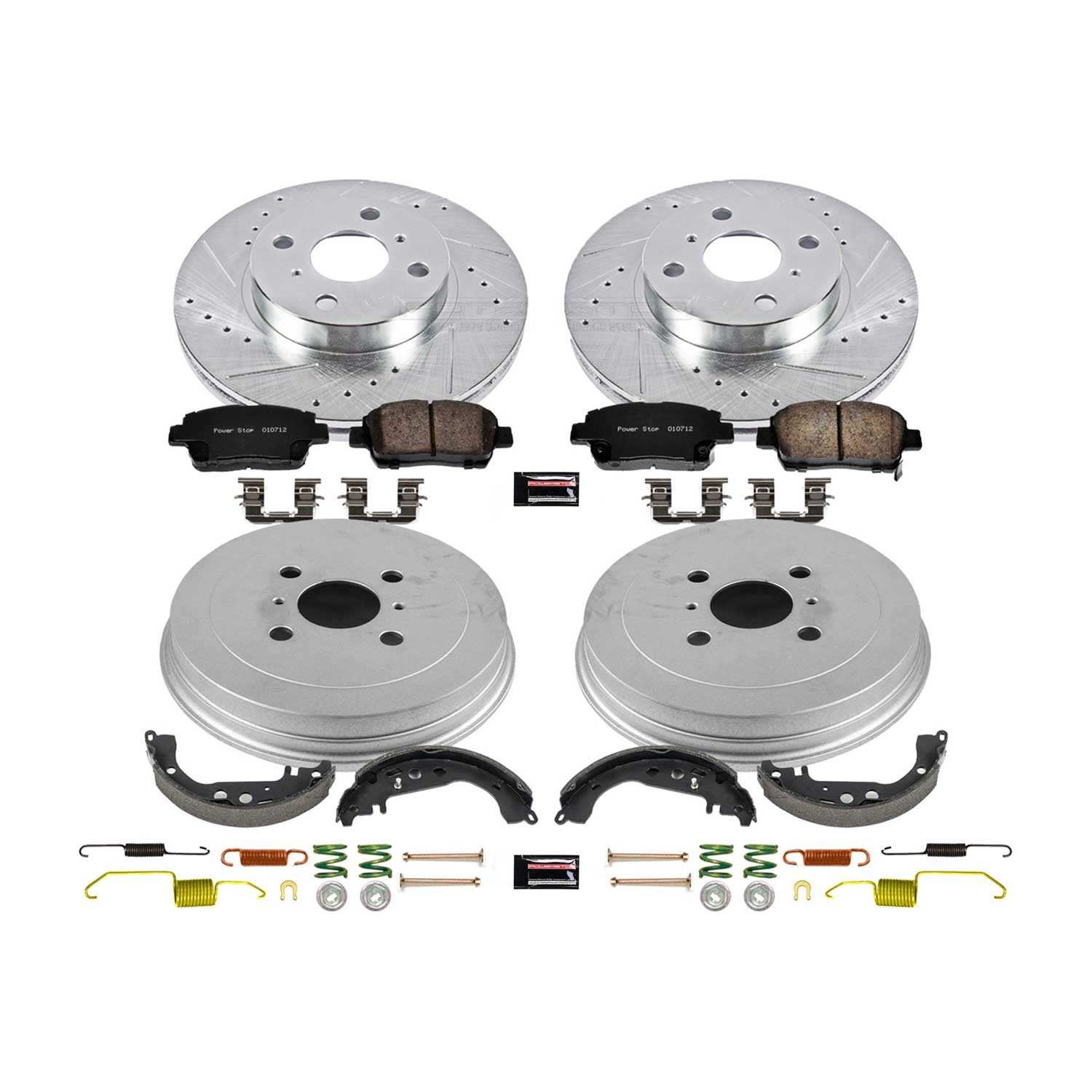 Power Stop 01-03 Toyota Prius Front & Rear Z23 Evolution Sport Brake Kit