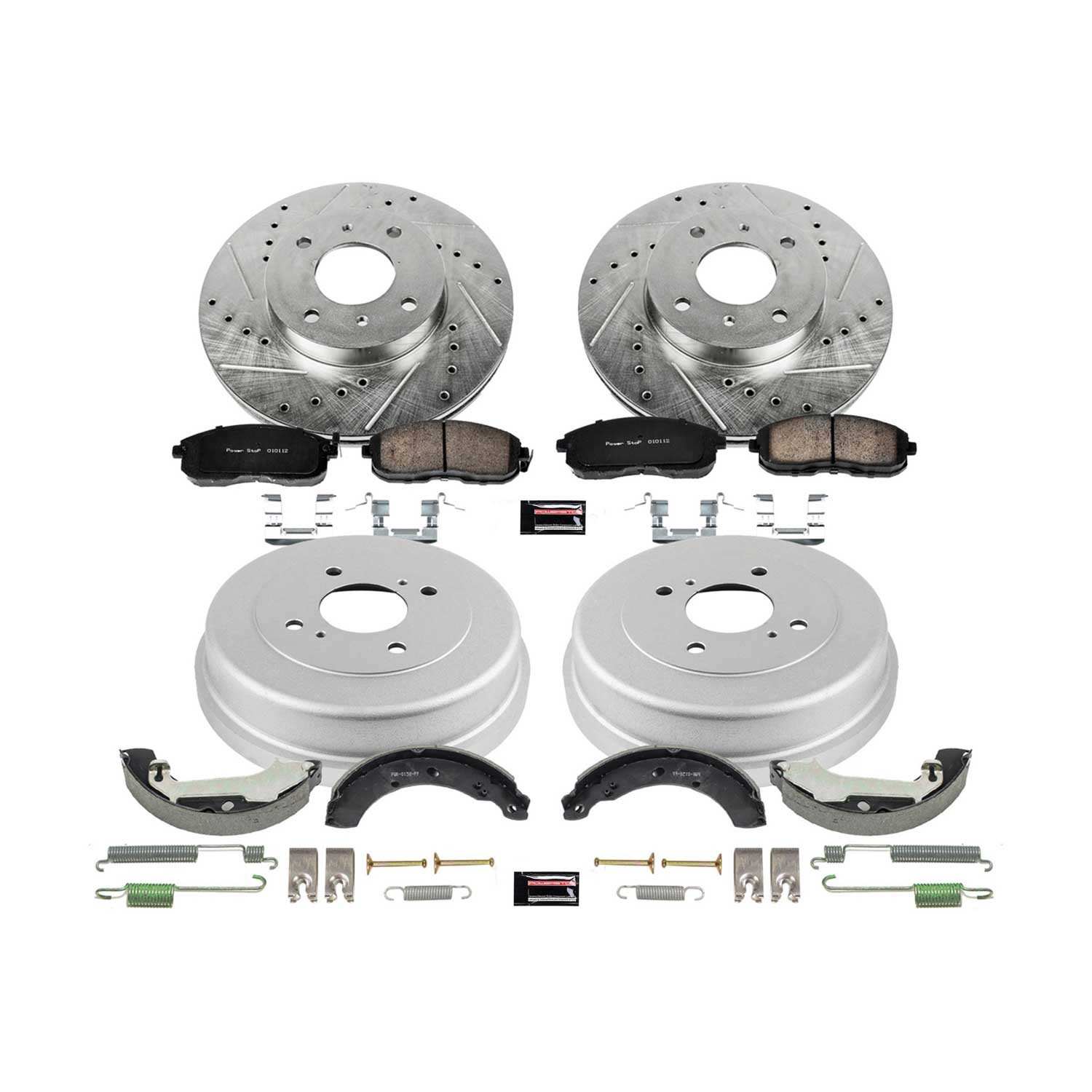 Power Stop 00-01 Nissan Altima Front & Rear Z23 Evolution Sport Brake Kit