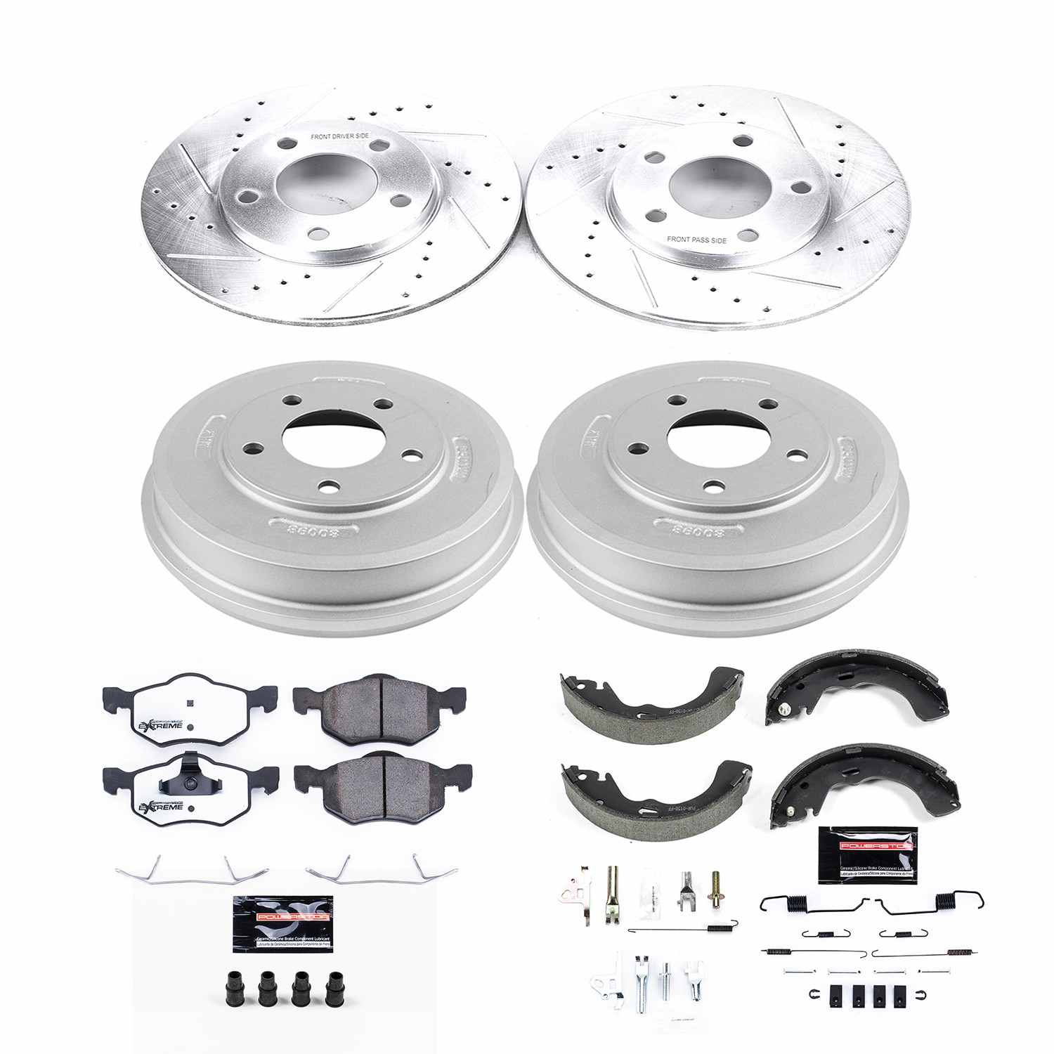 Power Stop 01-07 Ford Escape Front & Rear Z36 Truck & Tow Brake Kit