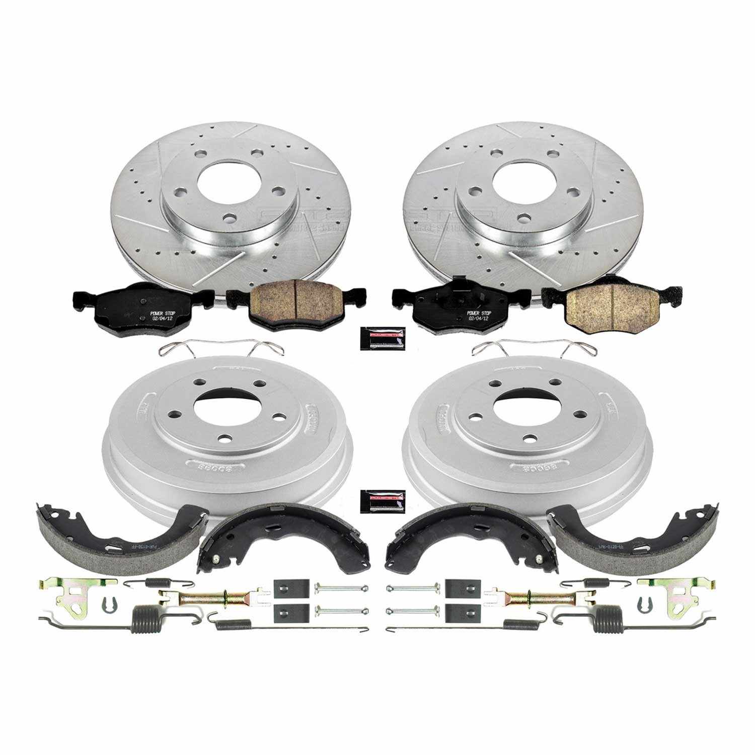 Power Stop 01-07 Ford Escape Front & Rear Z23 Evolution Sport Brake Kit