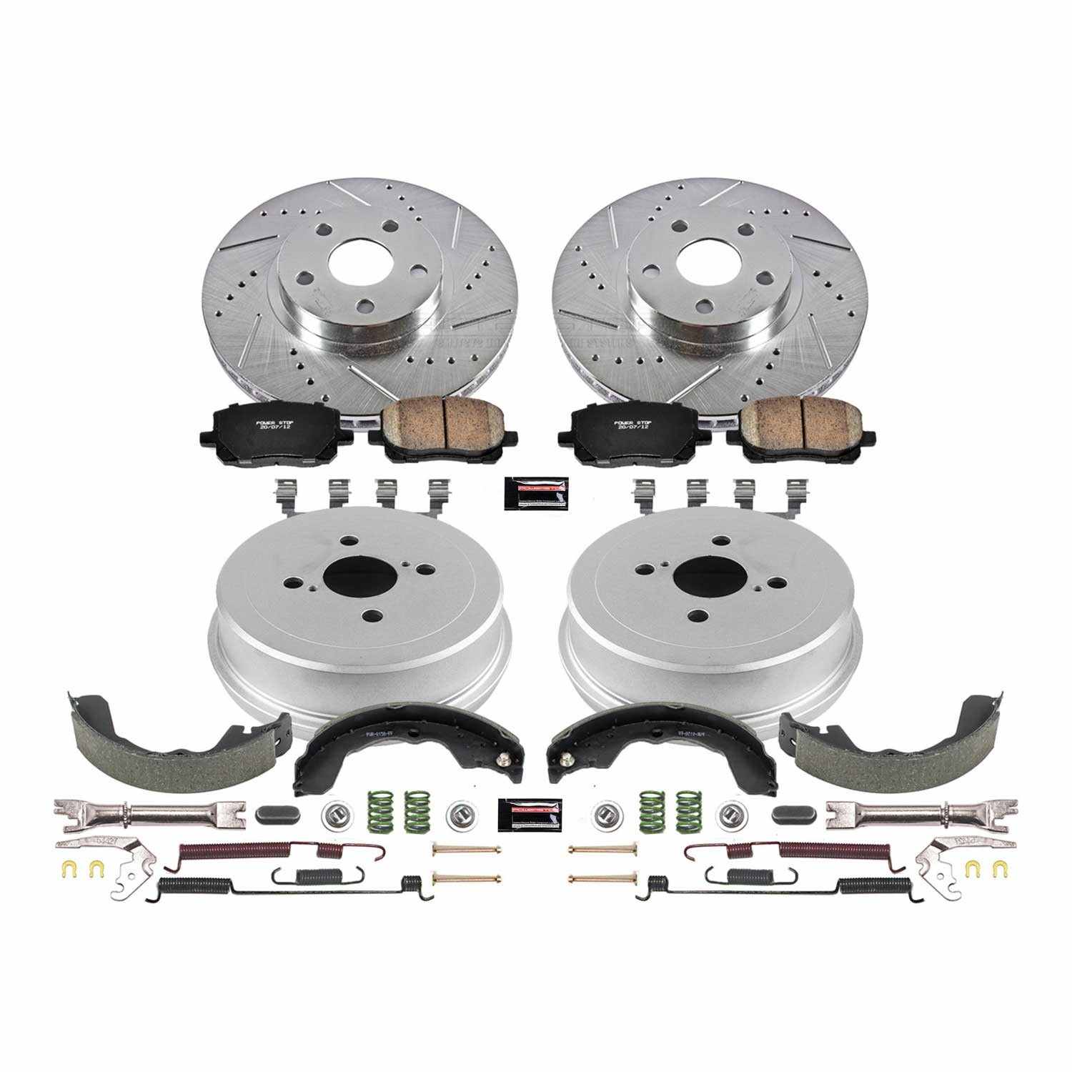 Power Stop 03-08 Pontiac Vibe Front & Rear Z23 Evolution Sport Brake Kit