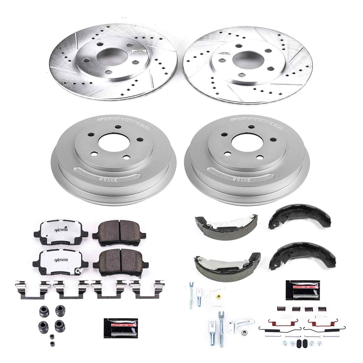 Power Stop 09-11 Chevrolet HHR Front & Rear Z26 Street Warrior Brake Kit