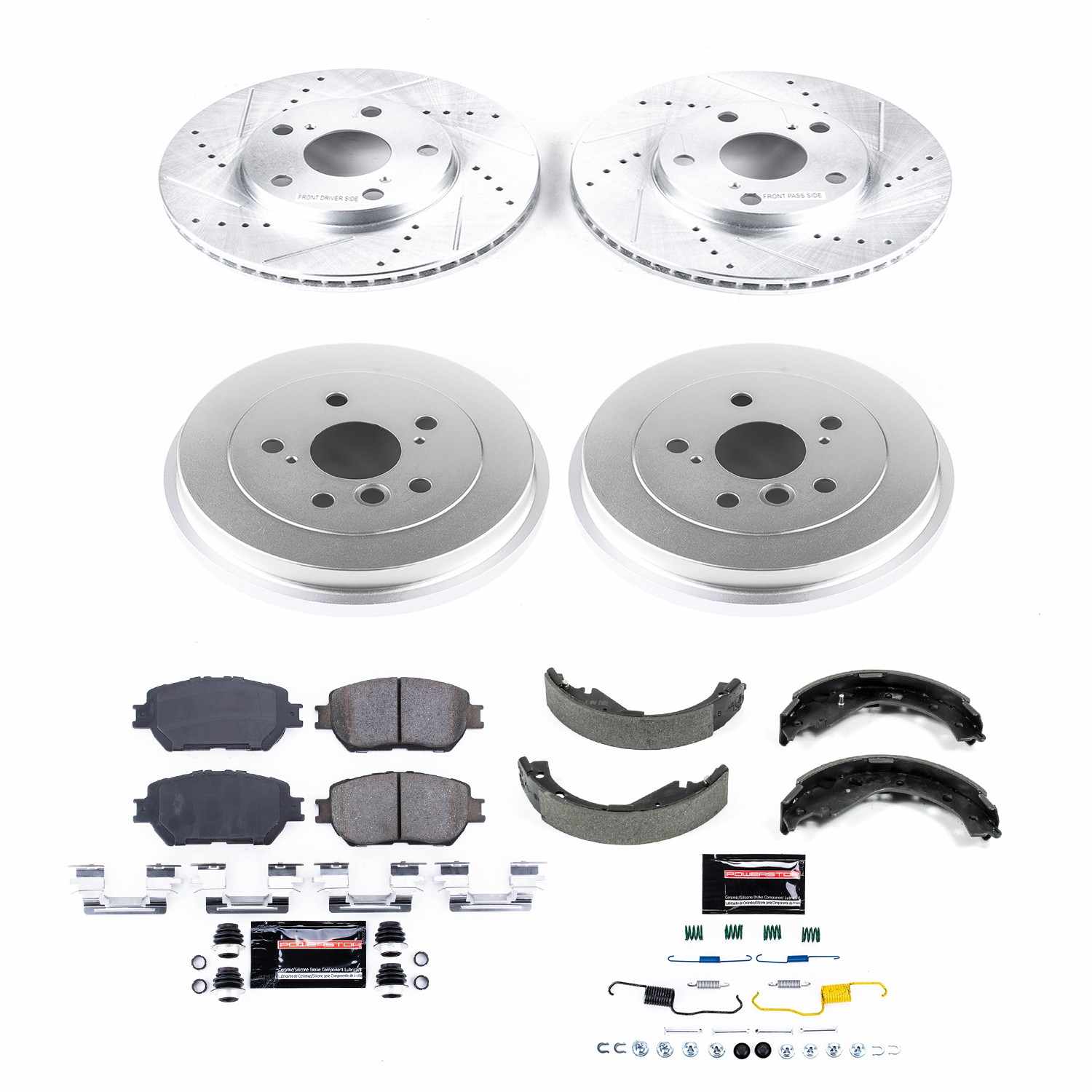 Power Stop 05-06 Toyota Camry Front & Rear Z23 Evolution Sport Brake Kit