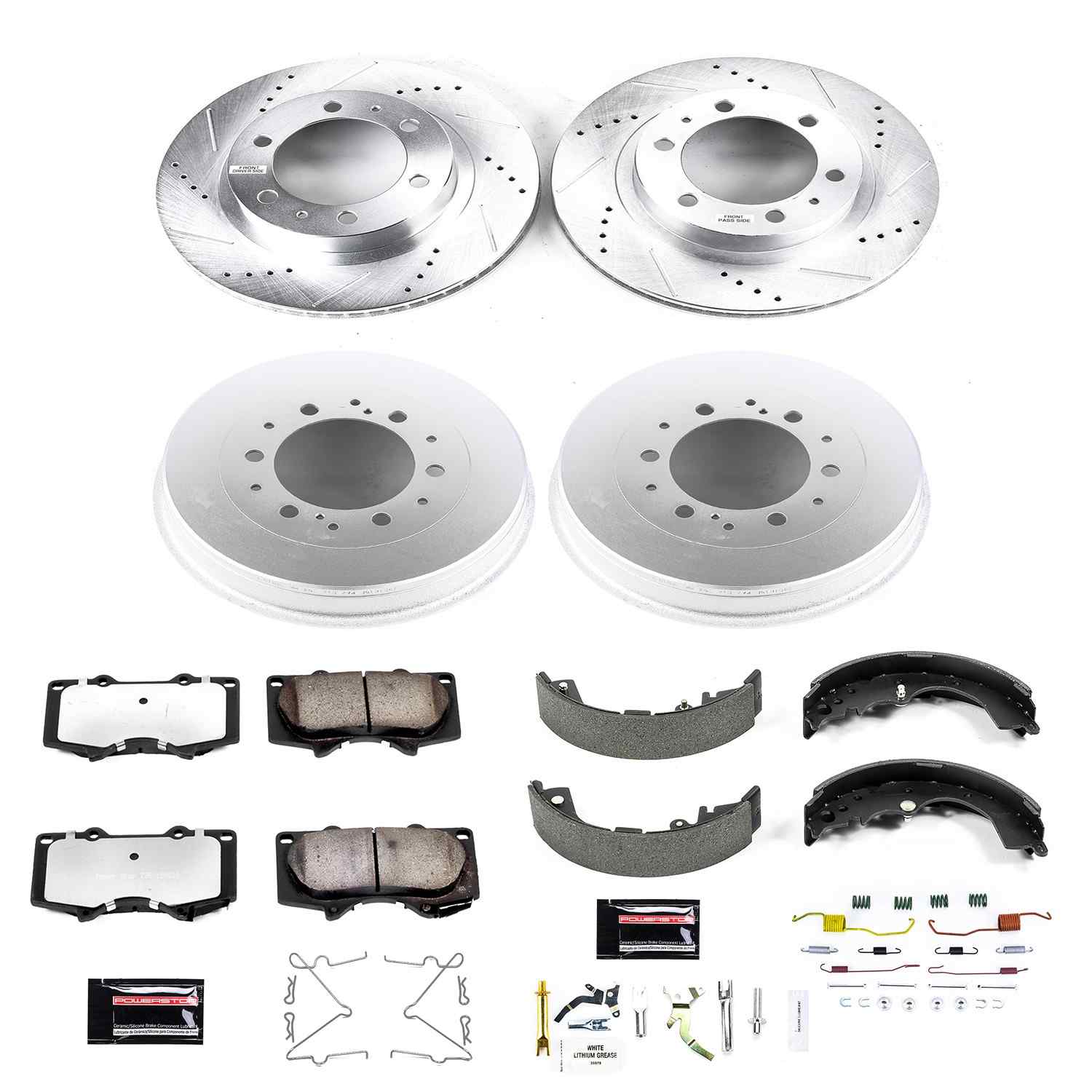 Power Stop 05-18 Toyota Tacoma Front & Rear Z36 Truck & Tow Brake Kit