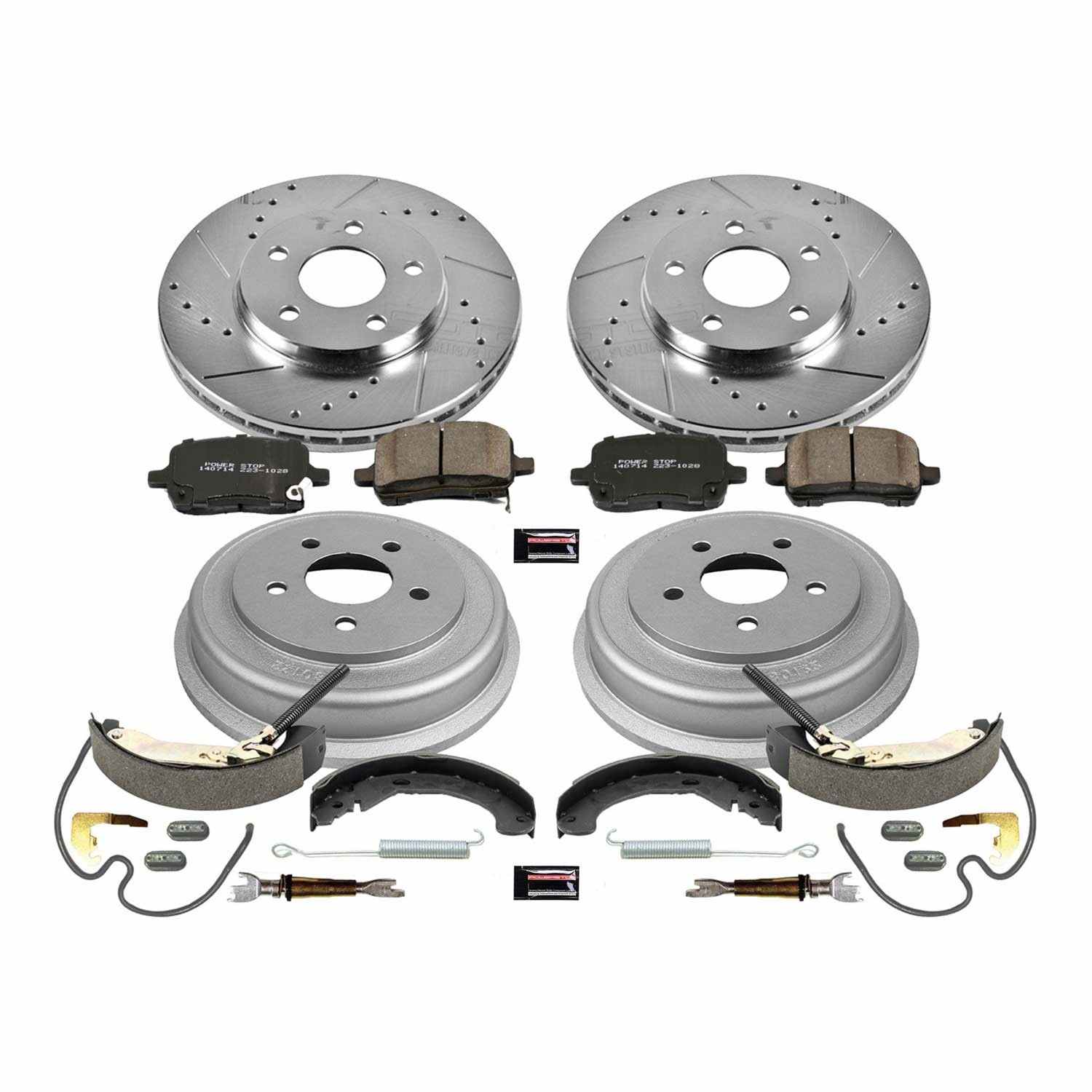Power Stop 05-07 Chevrolet Malibu Front & Rear Z23 Evolution Sport Brake Kit