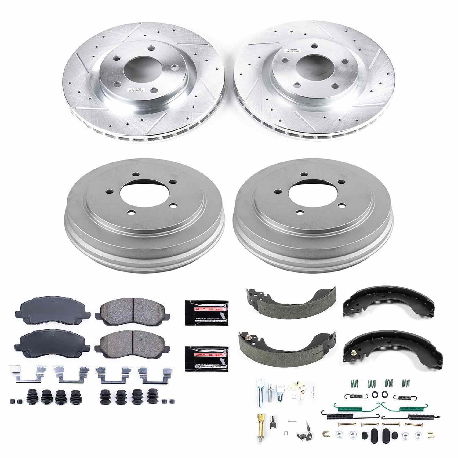 Power Stop 08-09 Dodge Avenger Front & Rear Z23 Evolution Sport Brake Kit