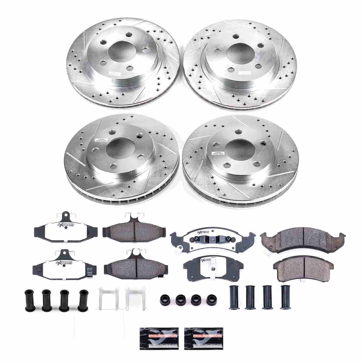 Power Stop 94-97 Chevrolet Camaro Front & Rear Z26 Street Warrior Brake Kit