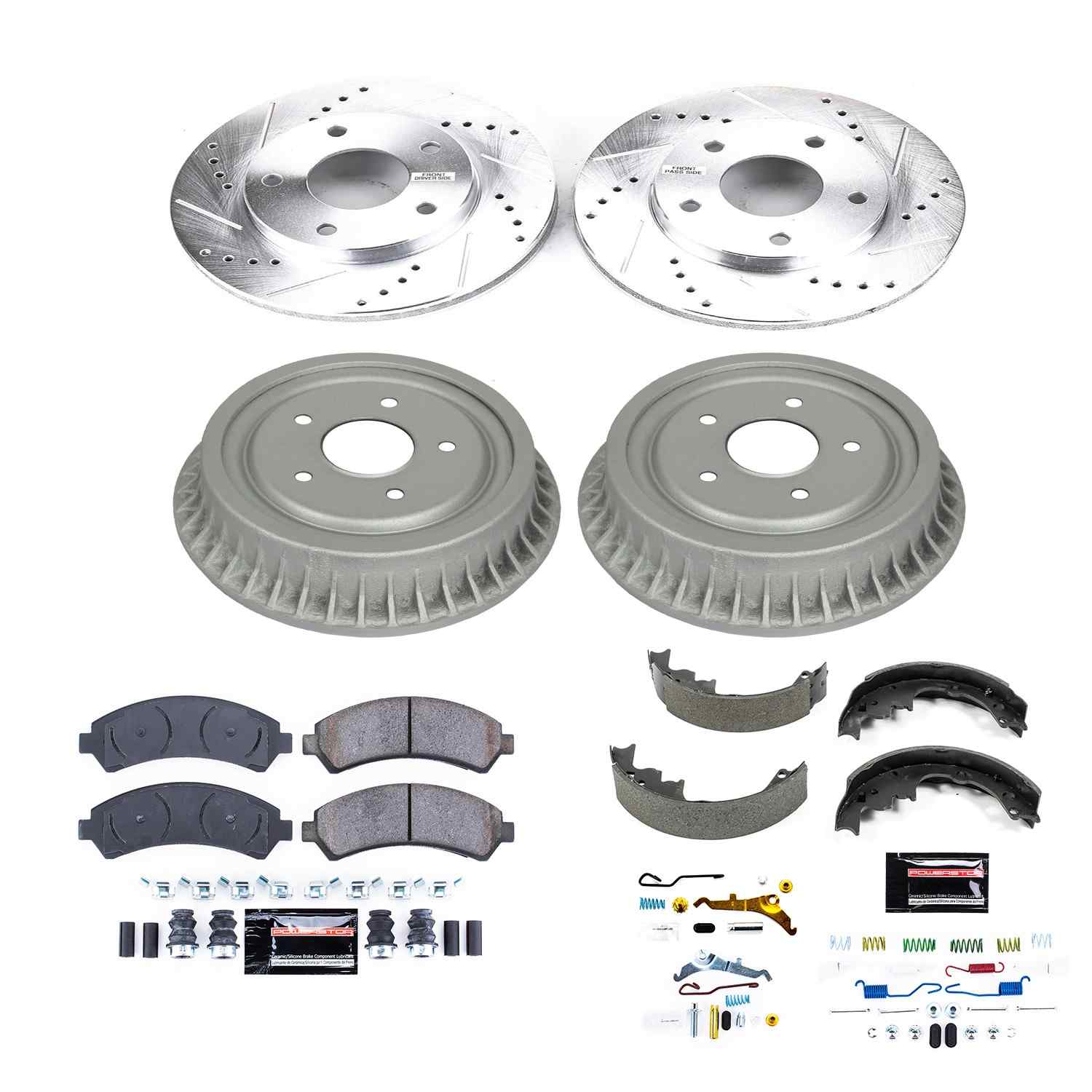 Power Stop 98-03 Chevrolet S10 Front & Rear Z23 Evolution Sport Brake Kit