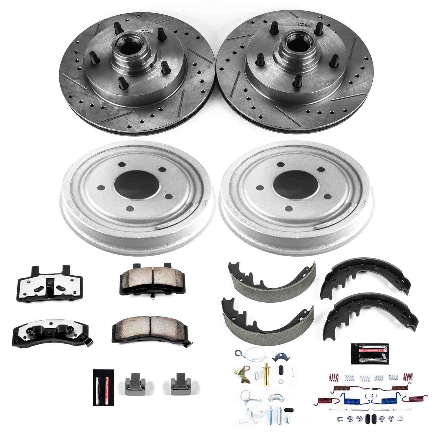 Power Stop 87-89 Ford F-150 Front & Rear Z36 Truck & Tow Brake Kit