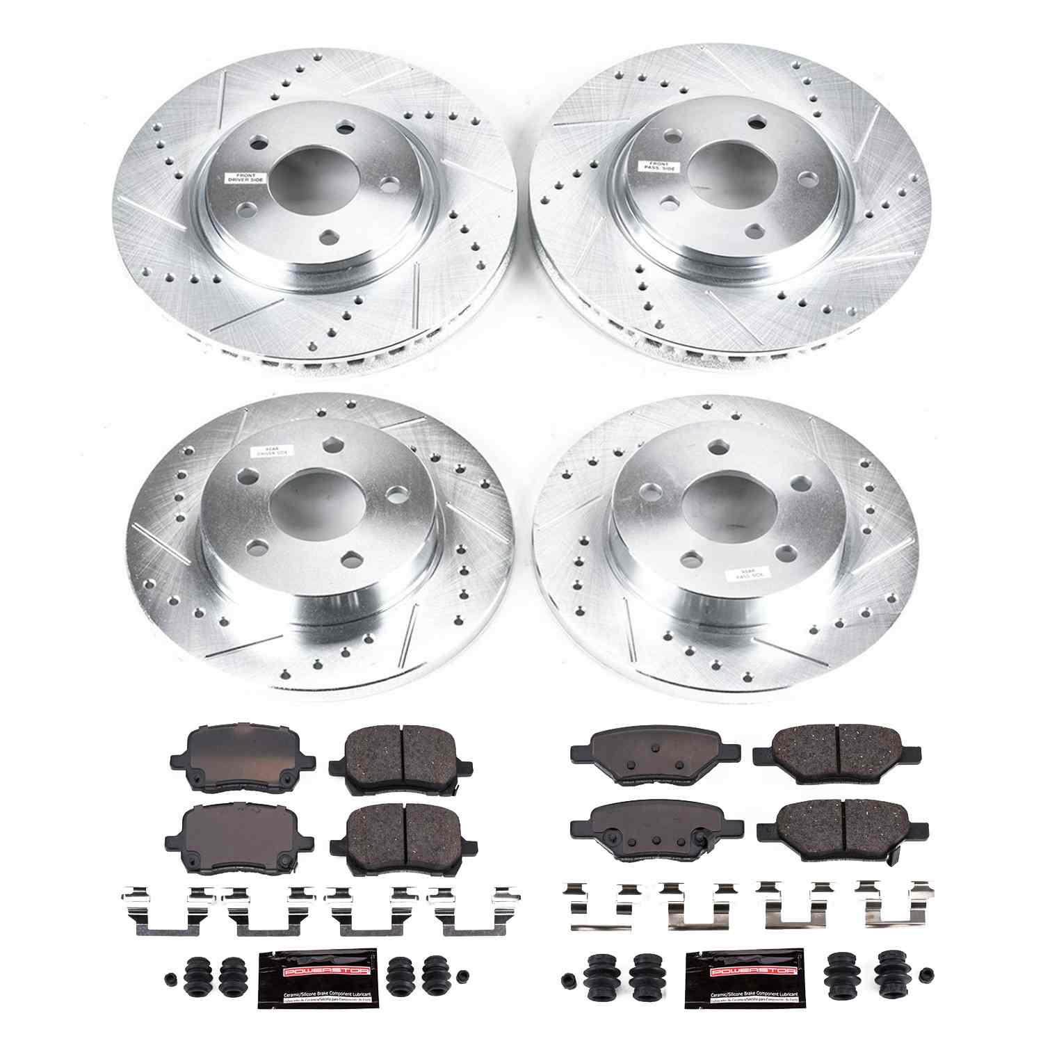 Power Stop 05-06 Chevrolet Cobalt Front & Rear Z23 Evolution Sport Brake Kit