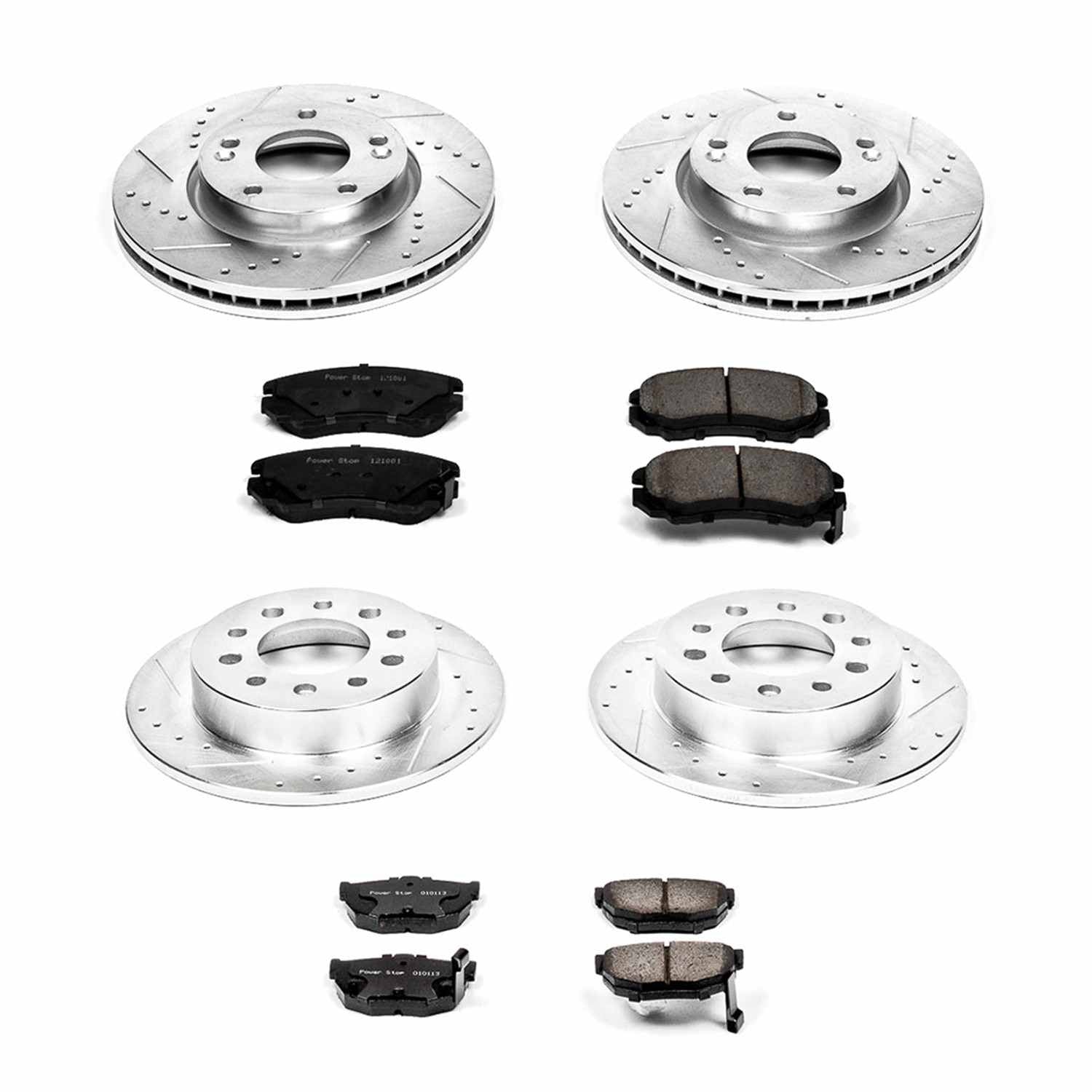 Power Stop 03-08 Hyundai Tiburon Front & Rear Z23 Evolution Sport Brake Kit
