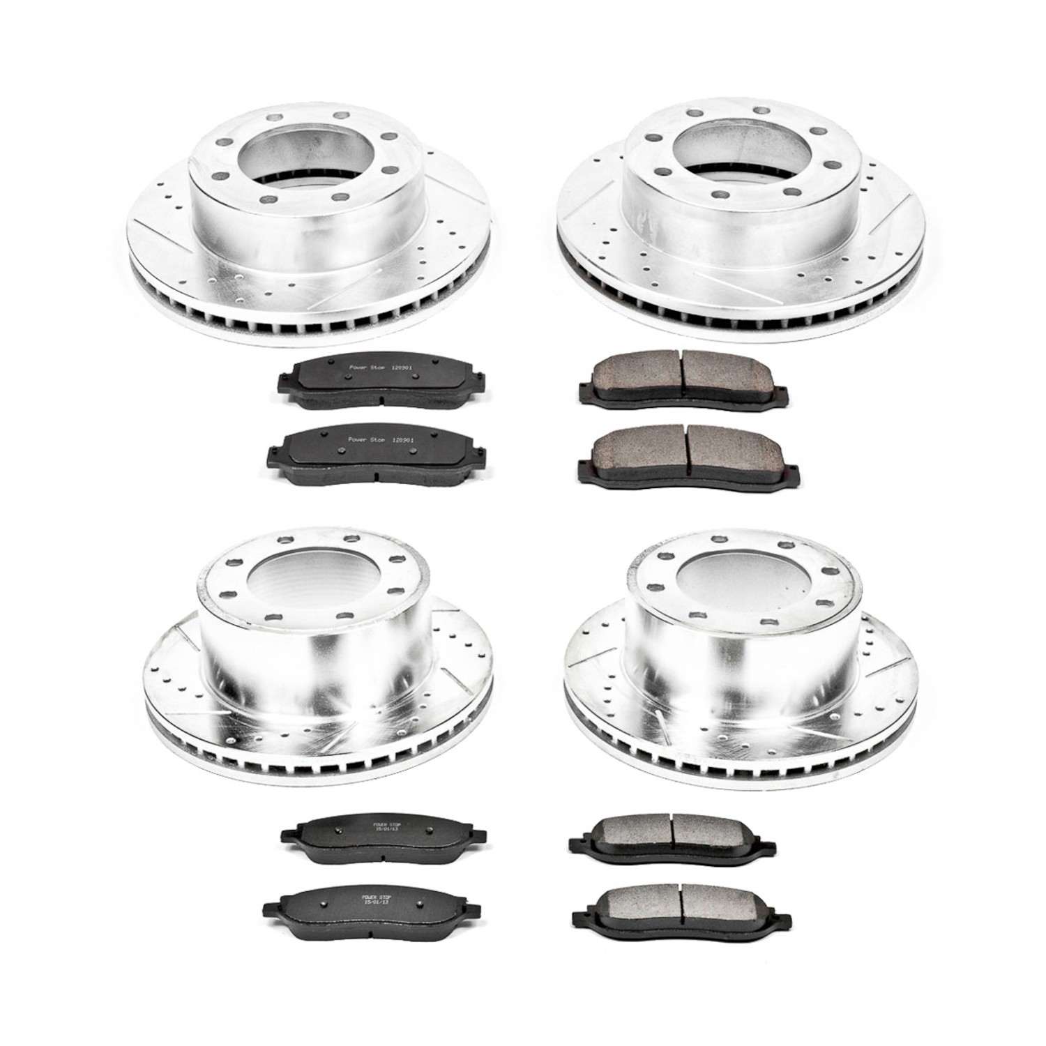 Power Stop 05-07 Ford F-350 Super Duty Front & Rear Z23 Evolution Brake Kit