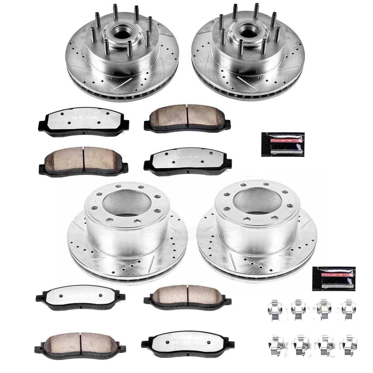 Power Stop 05-07 Ford F-350 Super Duty Front & Rear Z36 Truck & Tow Brake Kit