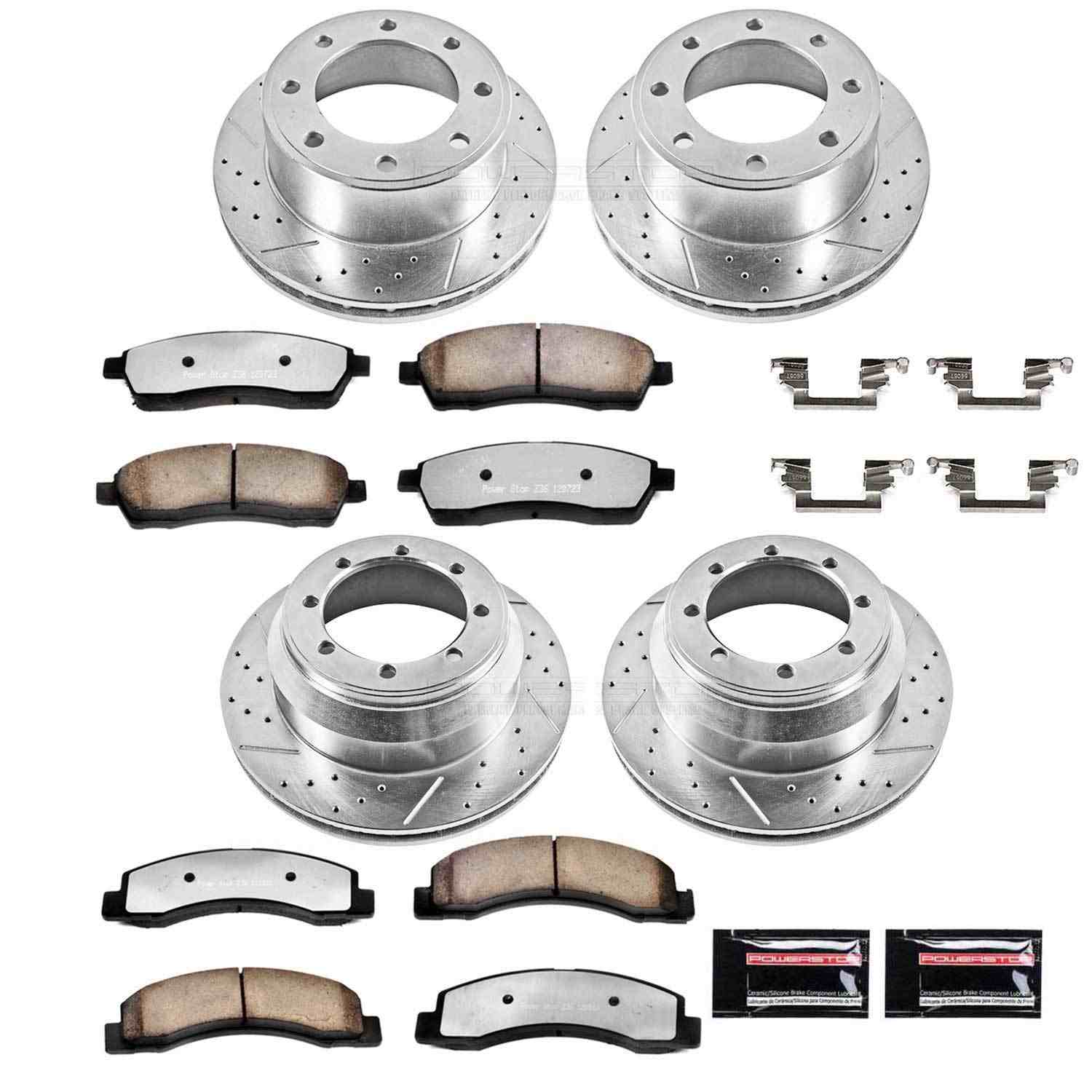 Power Stop 1999 Ford F-250 Super Duty Front & Rear Z36 Truck & Tow Brake Kit