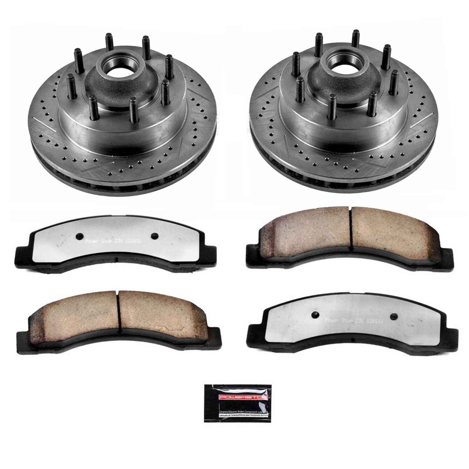 Power Stop 99-02 Ford F-350 Super Duty Front Z36 Truck & Tow Brake Kit