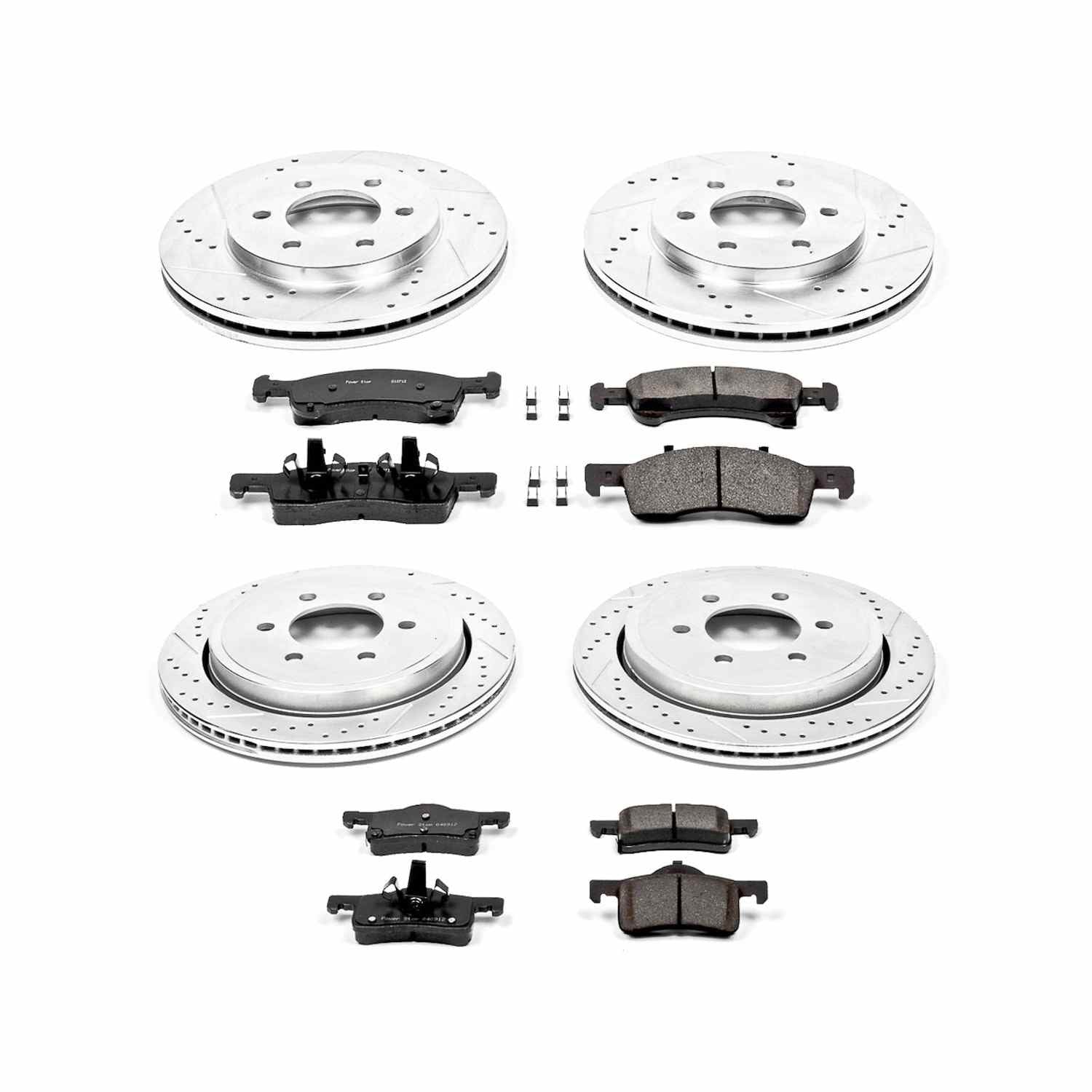 Power Stop 02-06 Ford Expedition Front & Rear Z23 Evolution Sport Brake Kit