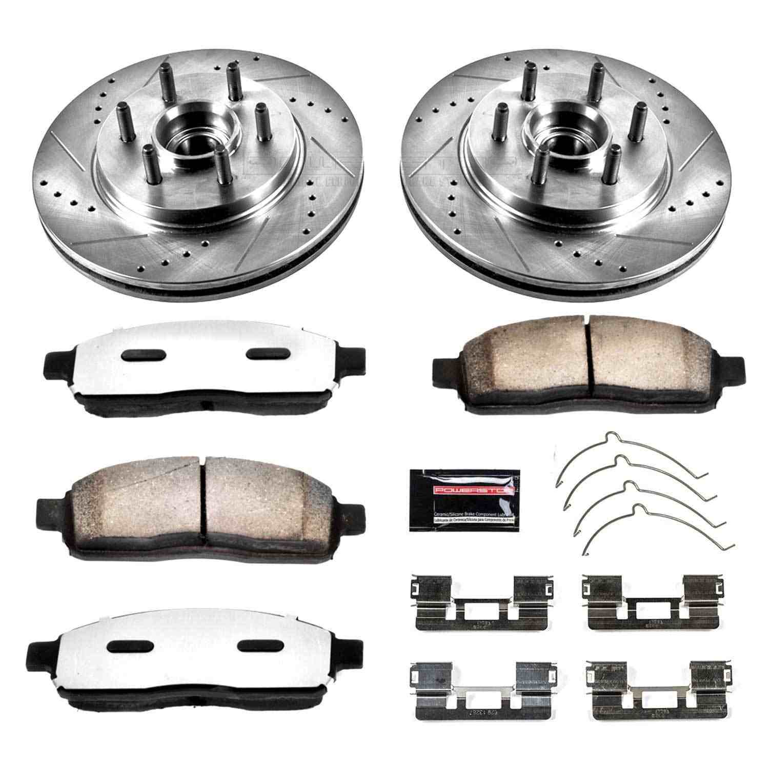 Power Stop 06-08 Lincoln Mark LT Front Z36 Truck & Tow Brake Kit
