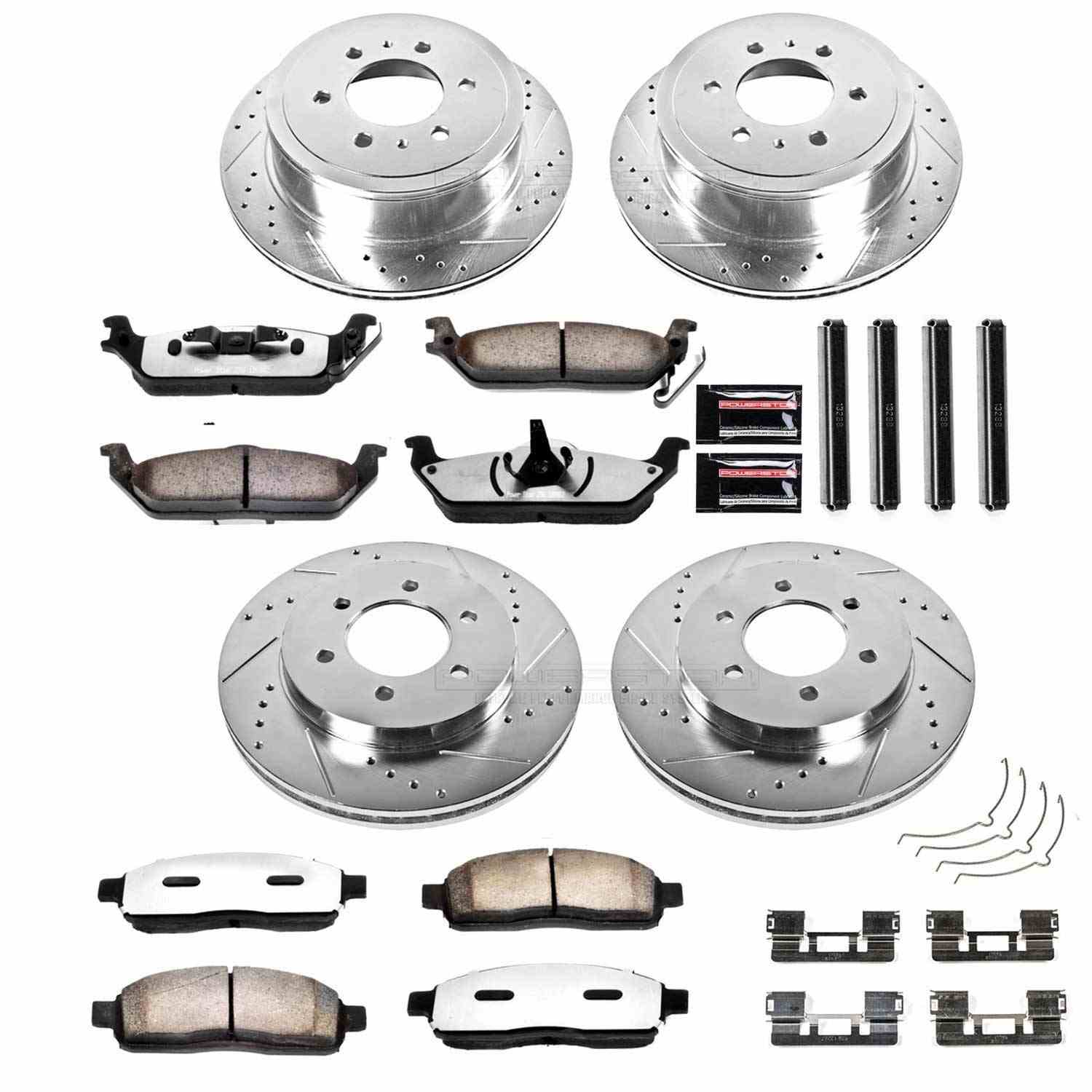 Power Stop 04-08 Ford F-150 Front & Rear Z36 Truck & Tow Brake Kit