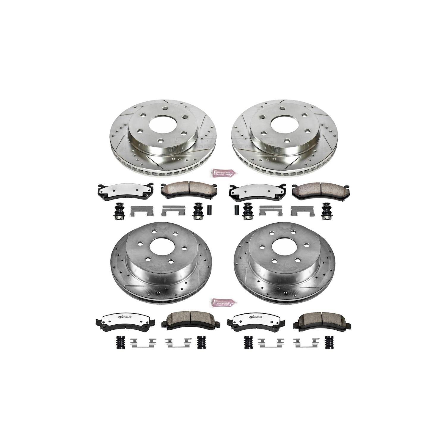Power Stop 03-05 Chevrolet Express 2500 Front & Rear Z36 Truck & Tow Brake Kit