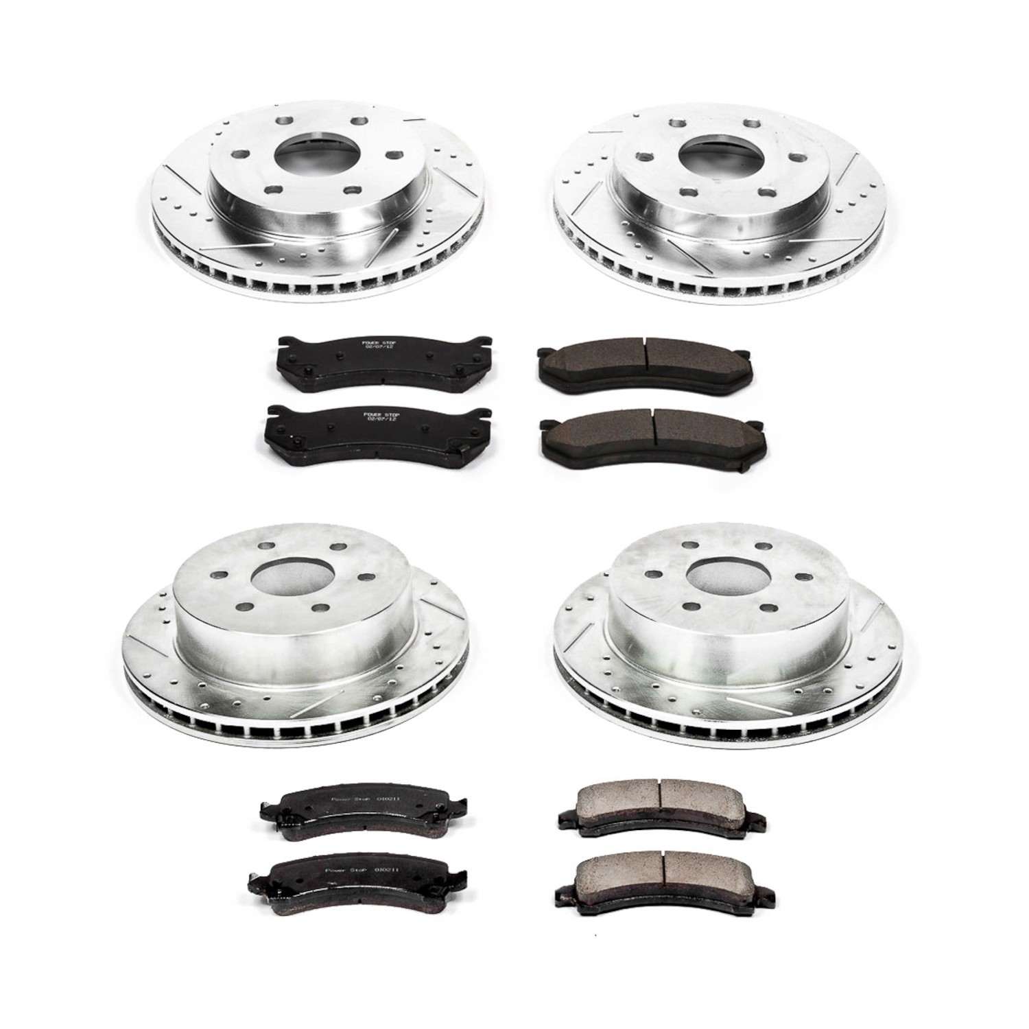 Power Stop 03-05 Chevrolet Express 2500 Front & Rear Z23 Evolution Sport Brake Kit