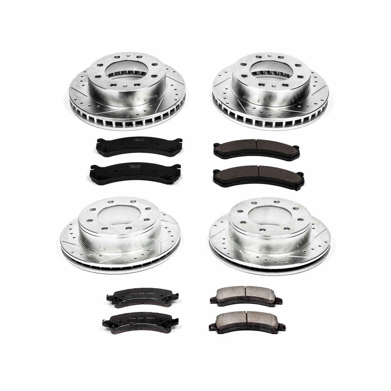 Power Stop 03-17 Chevrolet Express 2500 Front & Rear Z23 Evolution Sport Brake Kit