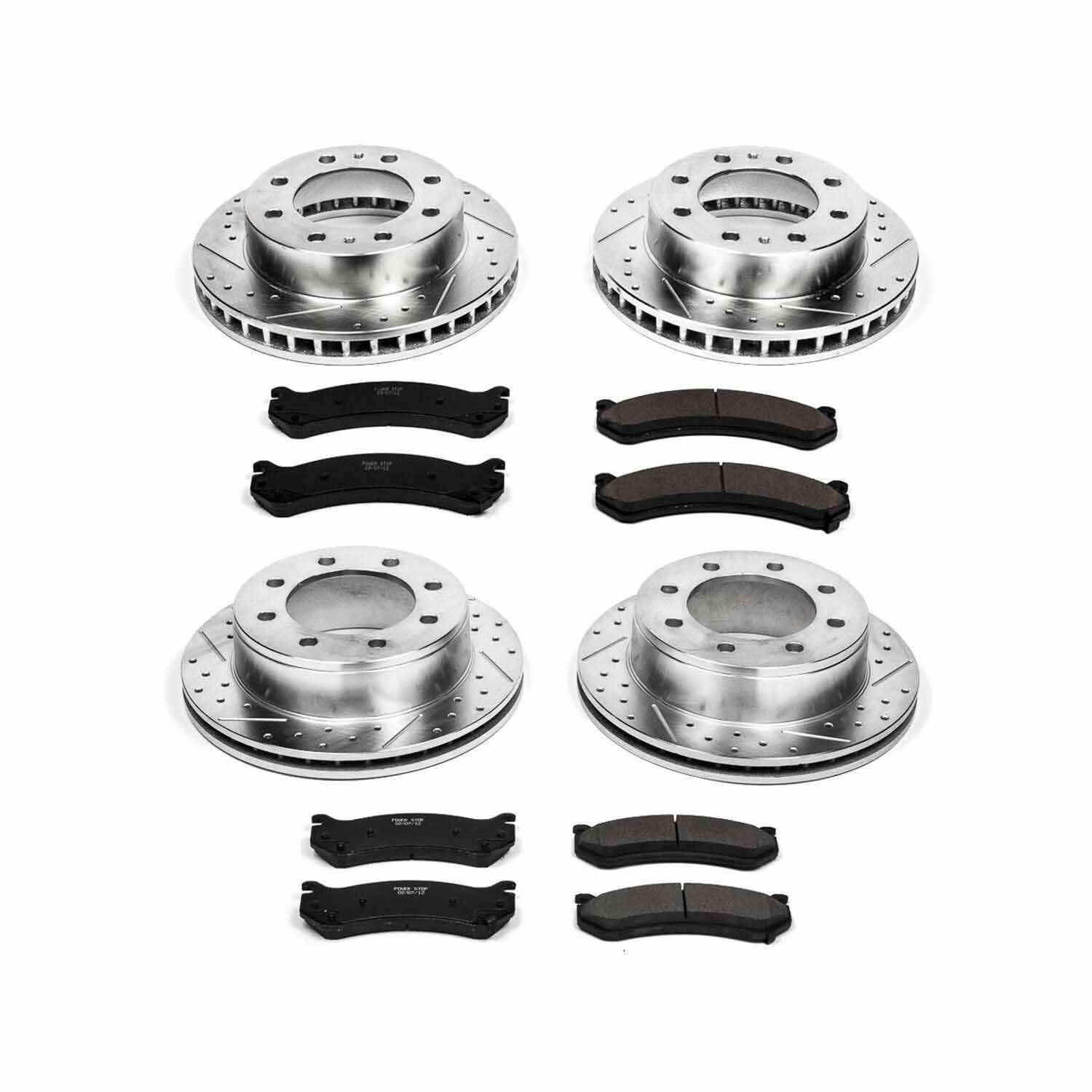 Power Stop 02-06 Chevrolet Avalanche 2500 Front & Rear Z23 Evolution Sport Brake Kit