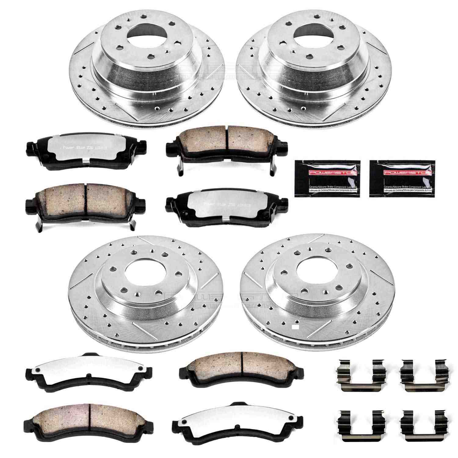 Power Stop 04-05 Buick Rainier Front & Rear Z36 Truck & Tow Brake Kit