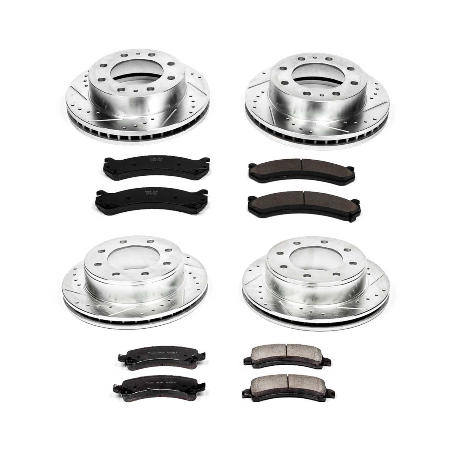 Power Stop 14-19 Chevrolet Express 3500 Front & Rear Z23 Evolution Sport Brake Kit
