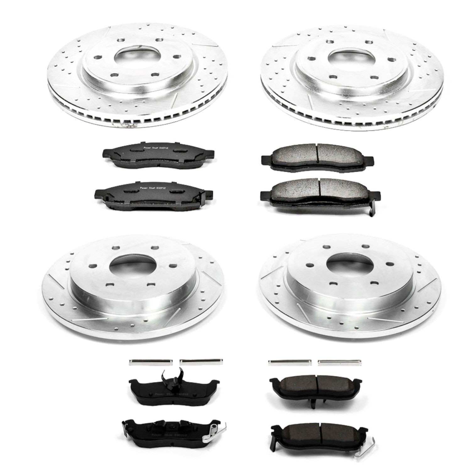 Power Stop 05-07 Infiniti QX56 Front & Rear Z23 Evolution Sport Brake Kit