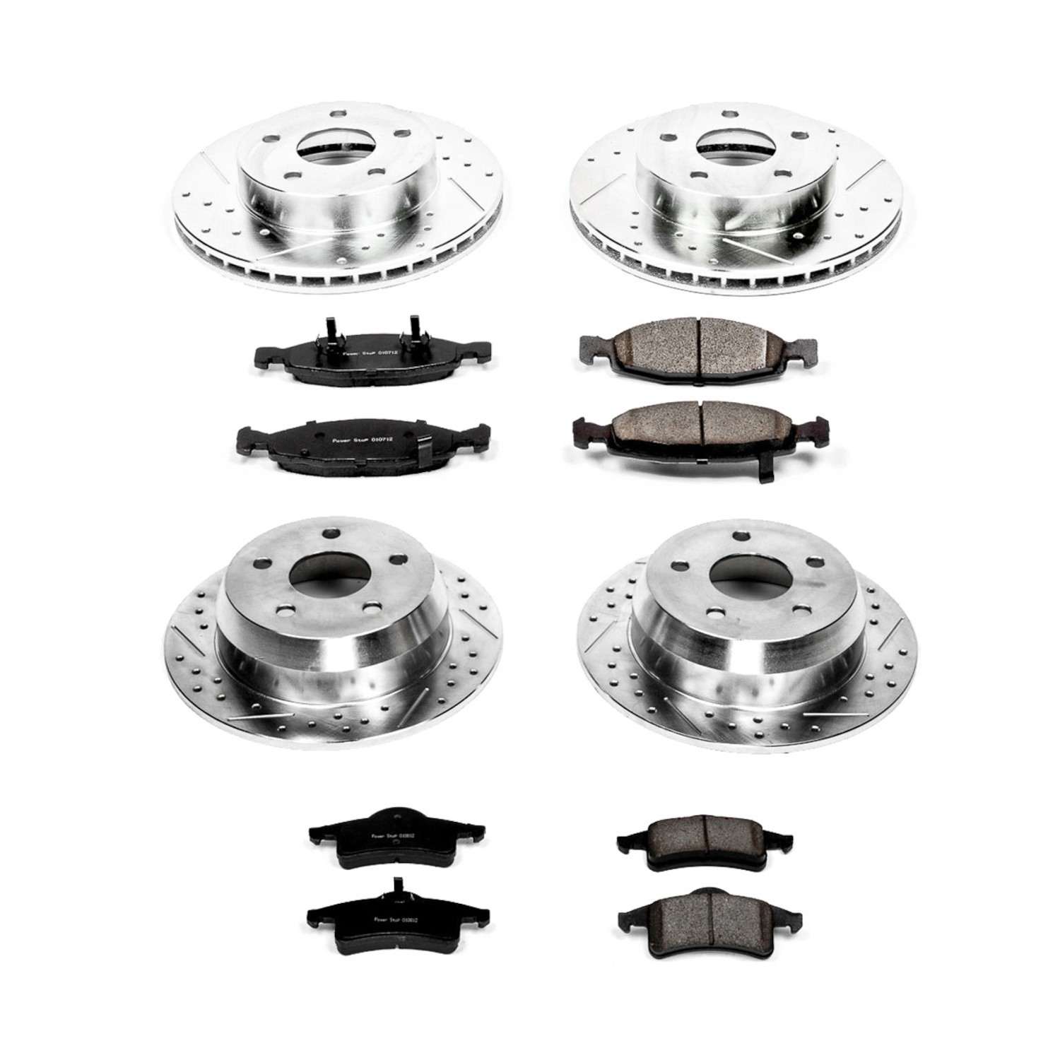 Power Stop 99-02 Jeep Grand Cherokee Front & Rear Z23 Evolution Sport Brake Kit