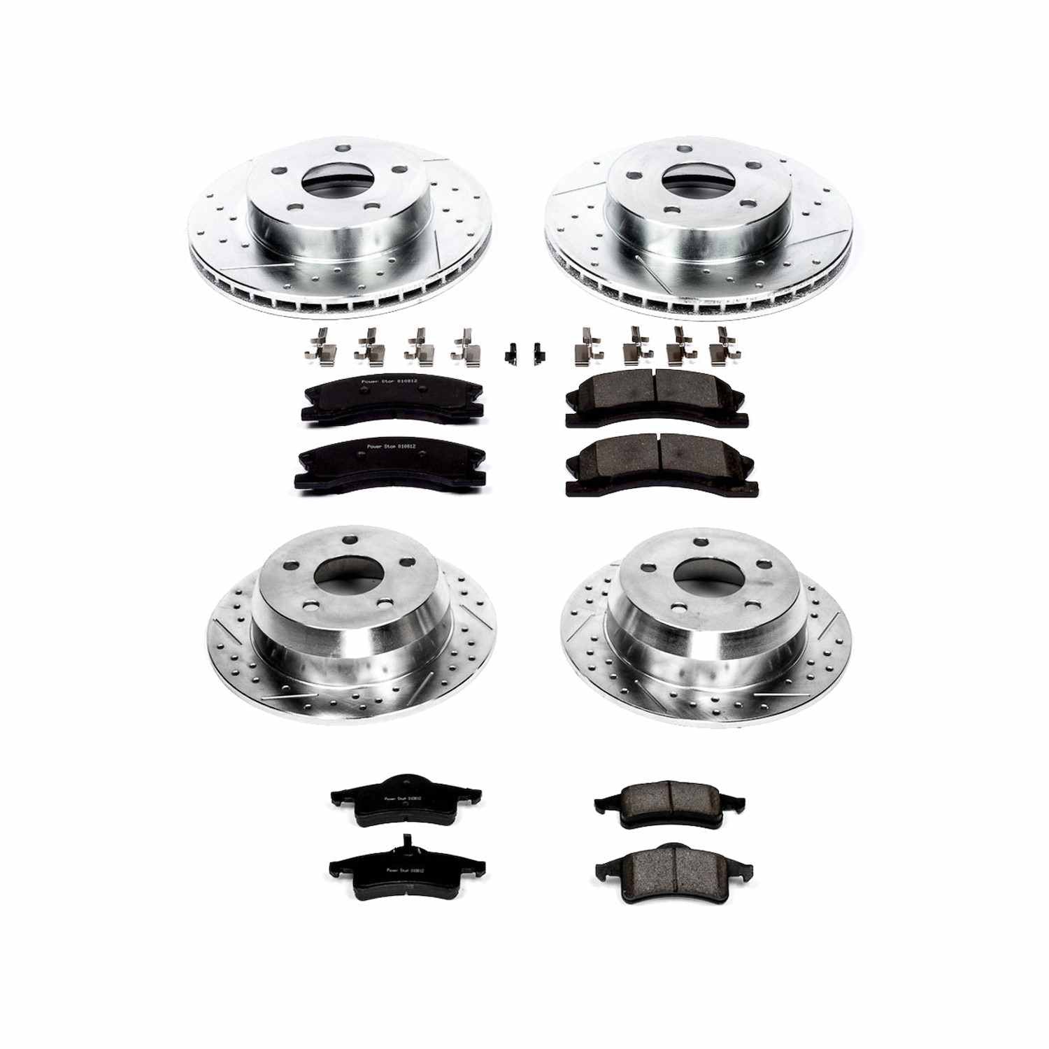 Power Stop 99-04 Jeep Grand Cherokee Front & Rear Z23 Evolution Sport Brake Kit